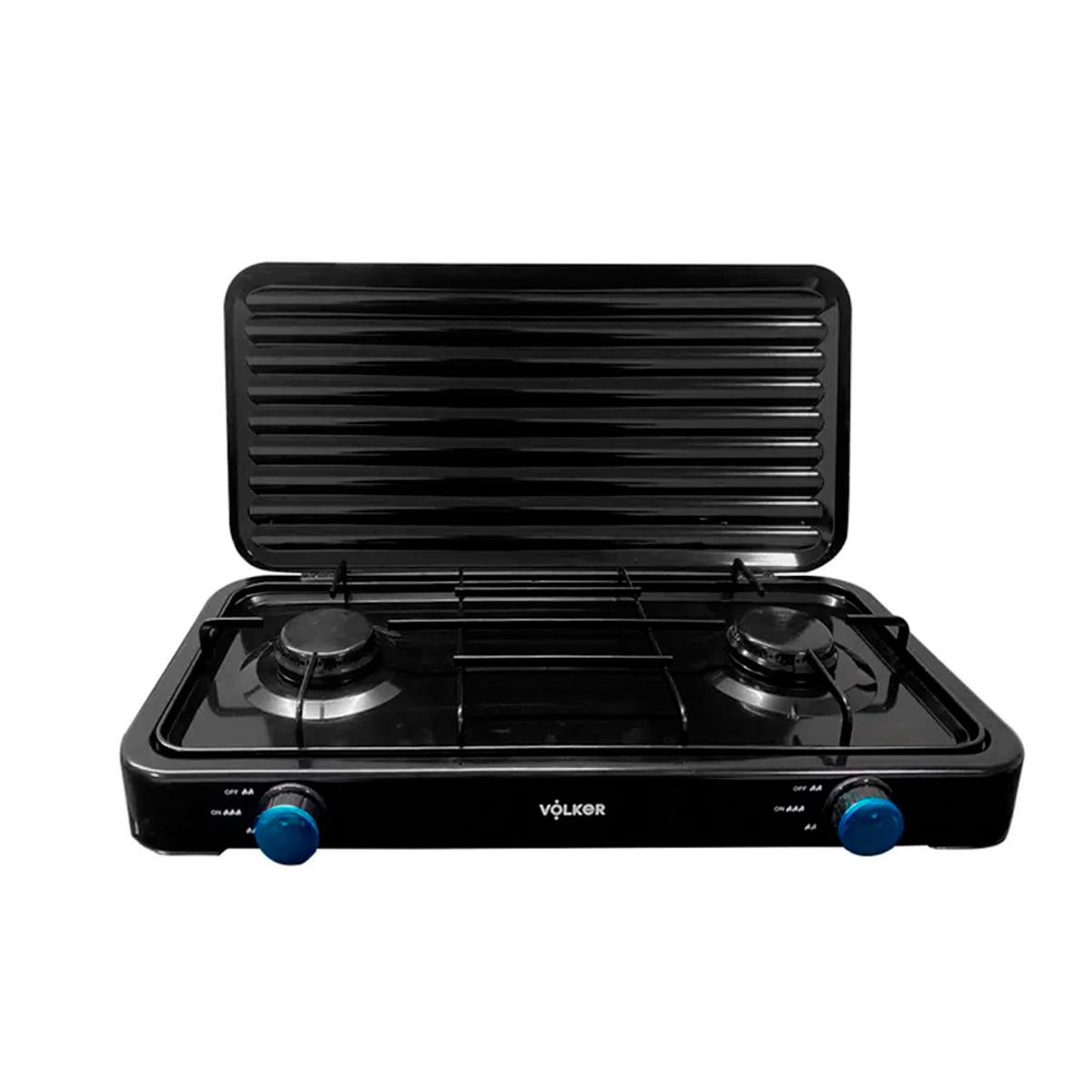 GENERICO - Cocina de Mesa a Gas 2 Hornillas Volker