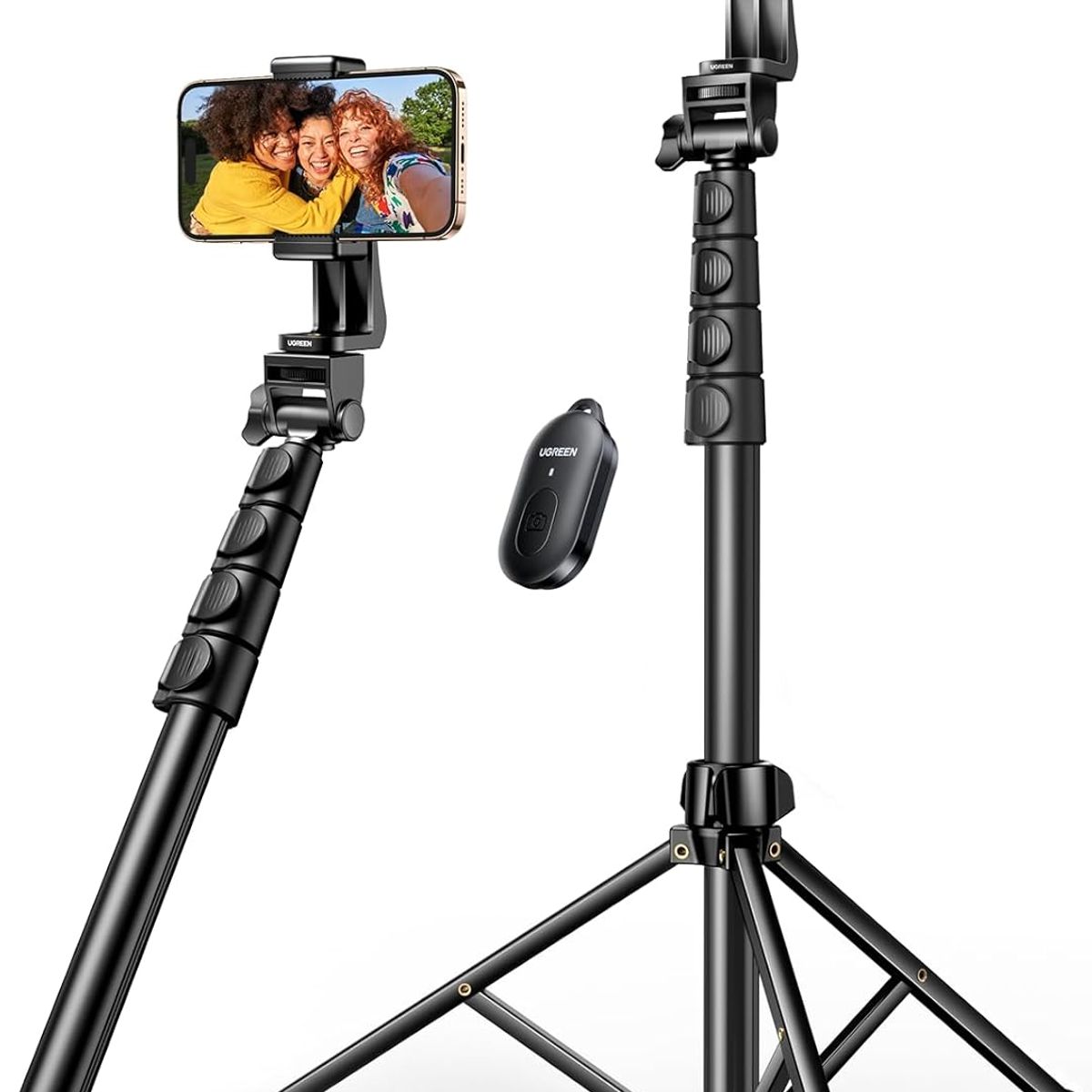 UGREEN - UGREEN Soporte Trípode Extendible Selfie Stick Bluetooth para Celular 170cm  LP680 / 15609