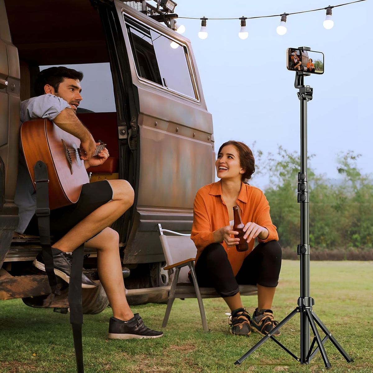 UGREEN - UGREEN Soporte Trípode Extendible Selfie Stick Bluetooth para Celular 170cm  LP680 / 15609