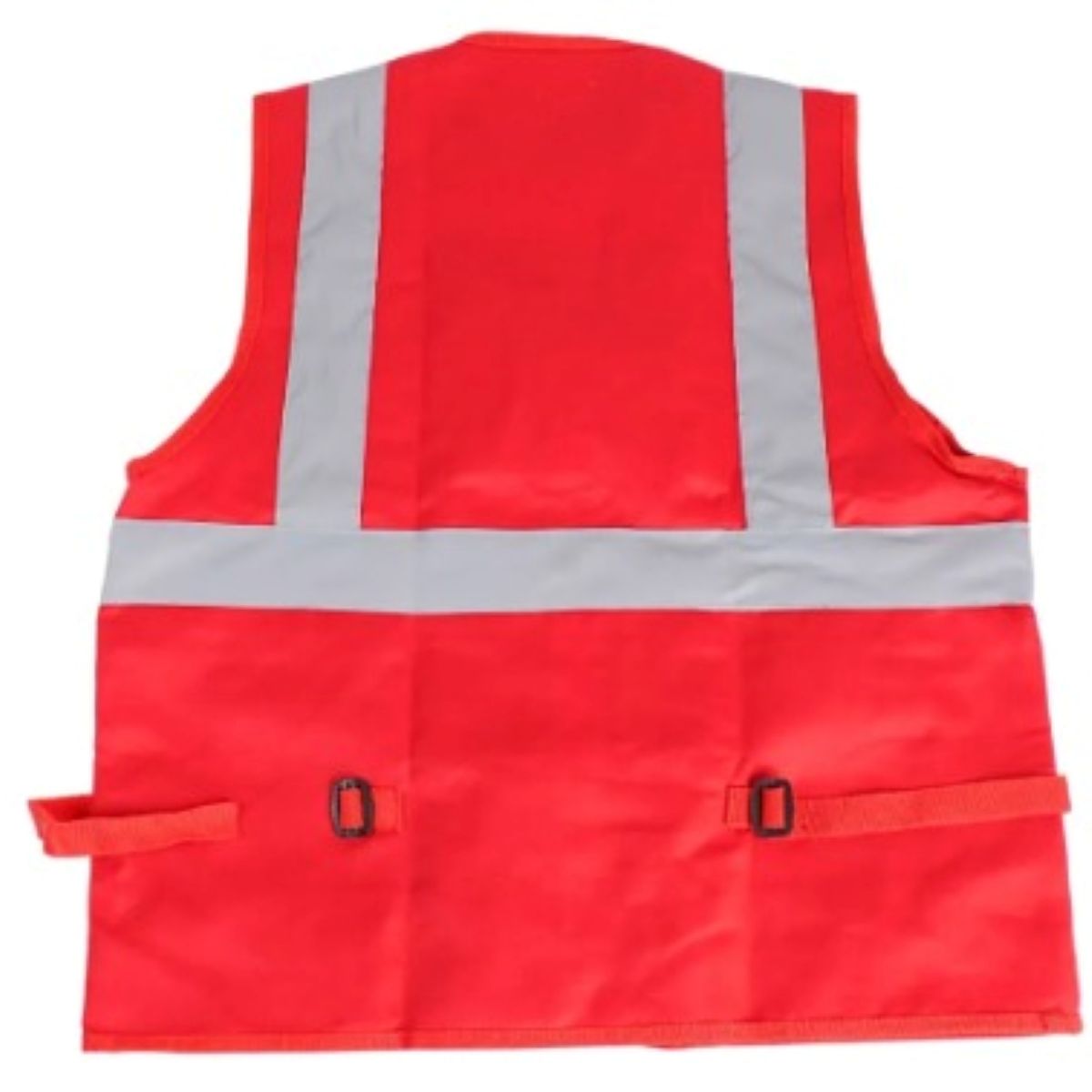 CHALECO MULTIFUNCIONAL MARCA WORKFORCE  ALTA VISIVILIDAD DRIL ROJO TALLA M, marca WORKFORCE - Foto 2