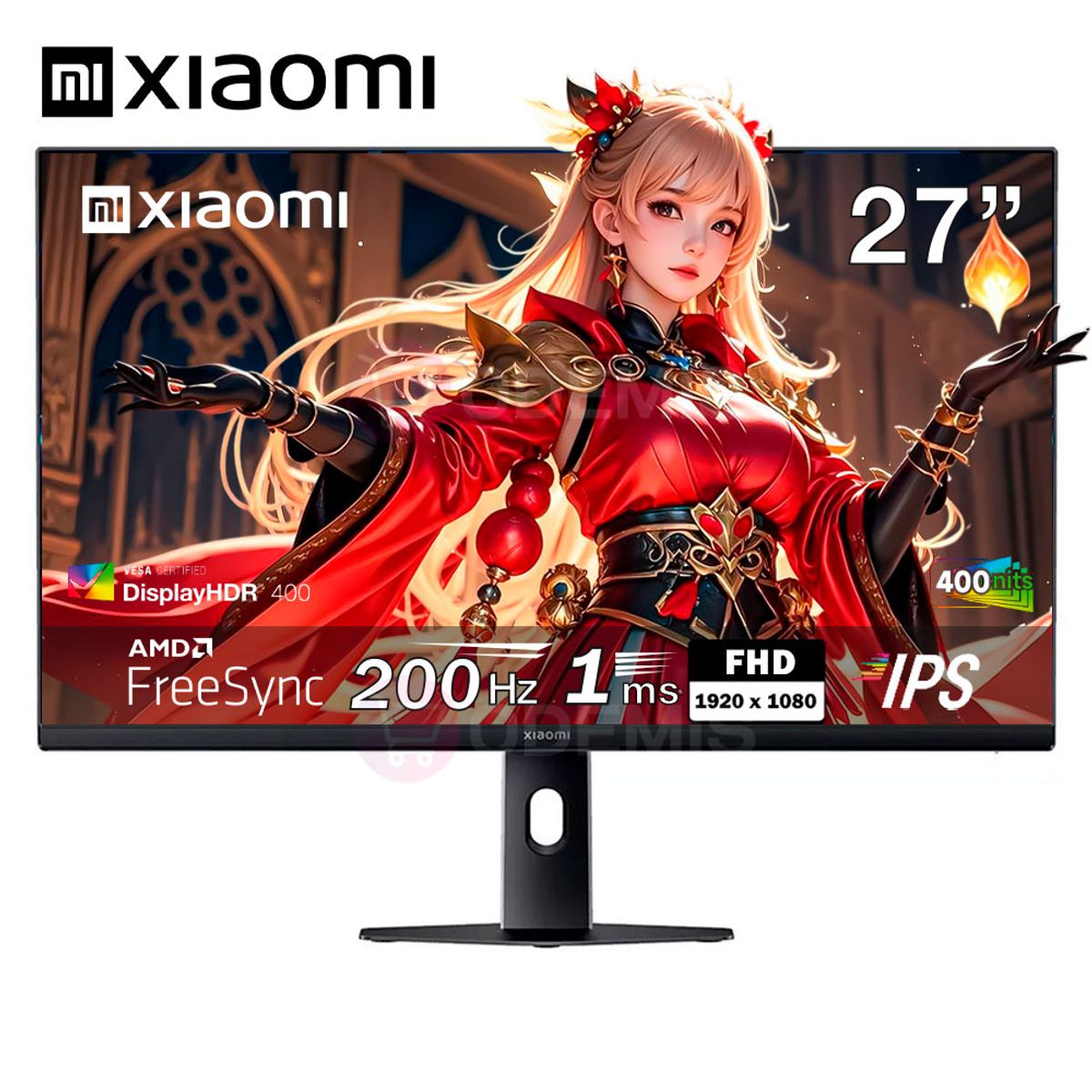 XIAOMI - MONITOR XIAOMI GAMING G27I 2026 200HZ FHD IPS 1MS