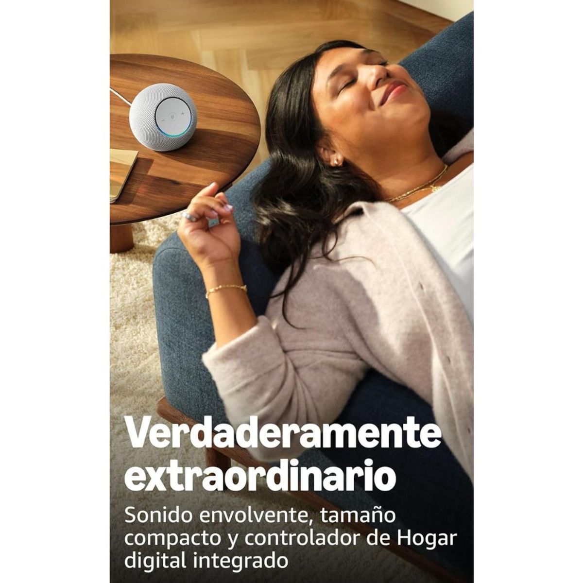 AMAZON - Echo Dot Max Amazon Audio Espacial Color Blanco Alexa