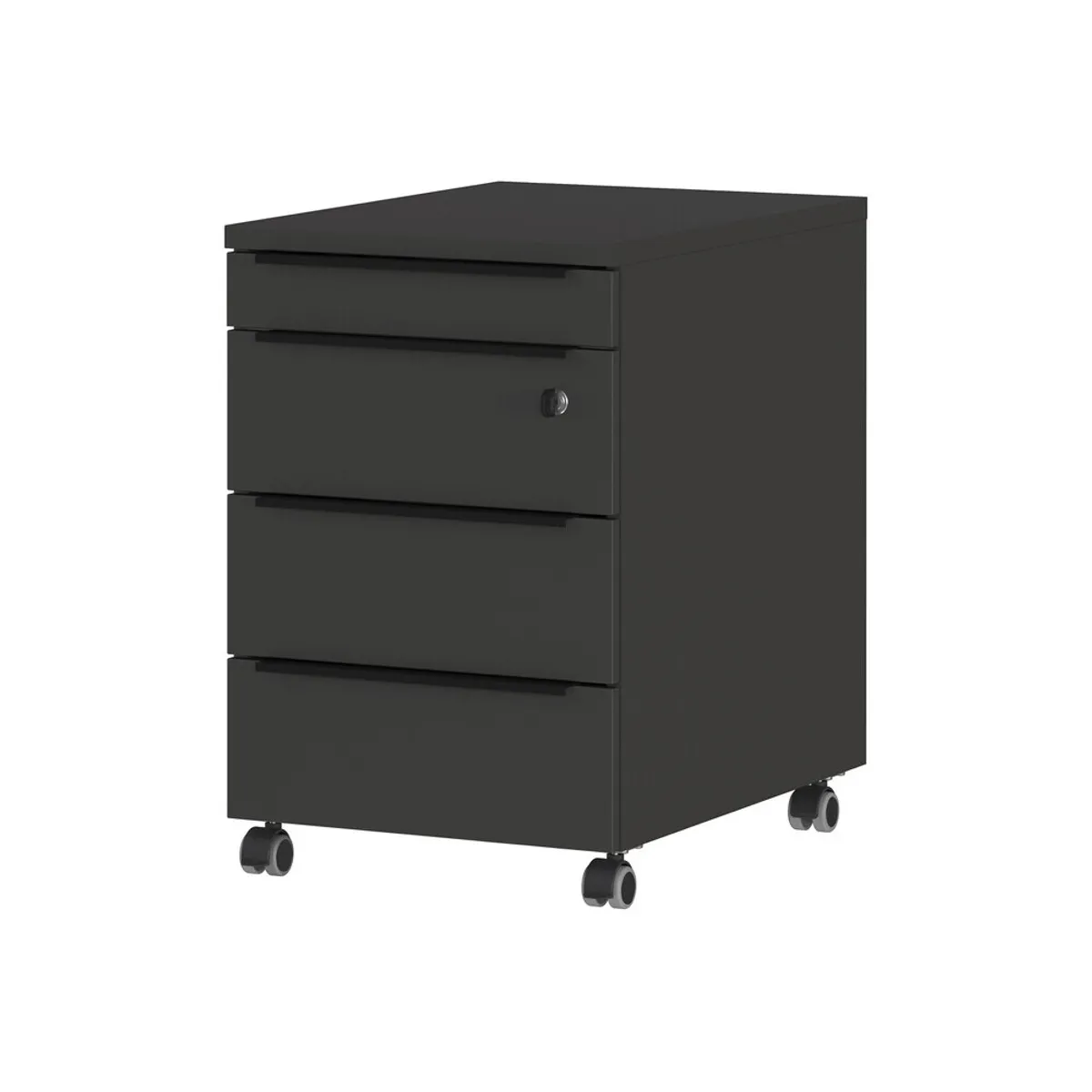 R&R MUEBLES - Archivador Moderno Flum Negro R&R MUEBLES
