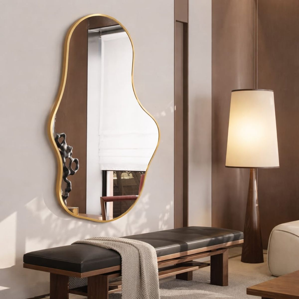 Espejo Decorativo Sculptura Doré 120x65 cm, marca GENERICO - Foto Principal