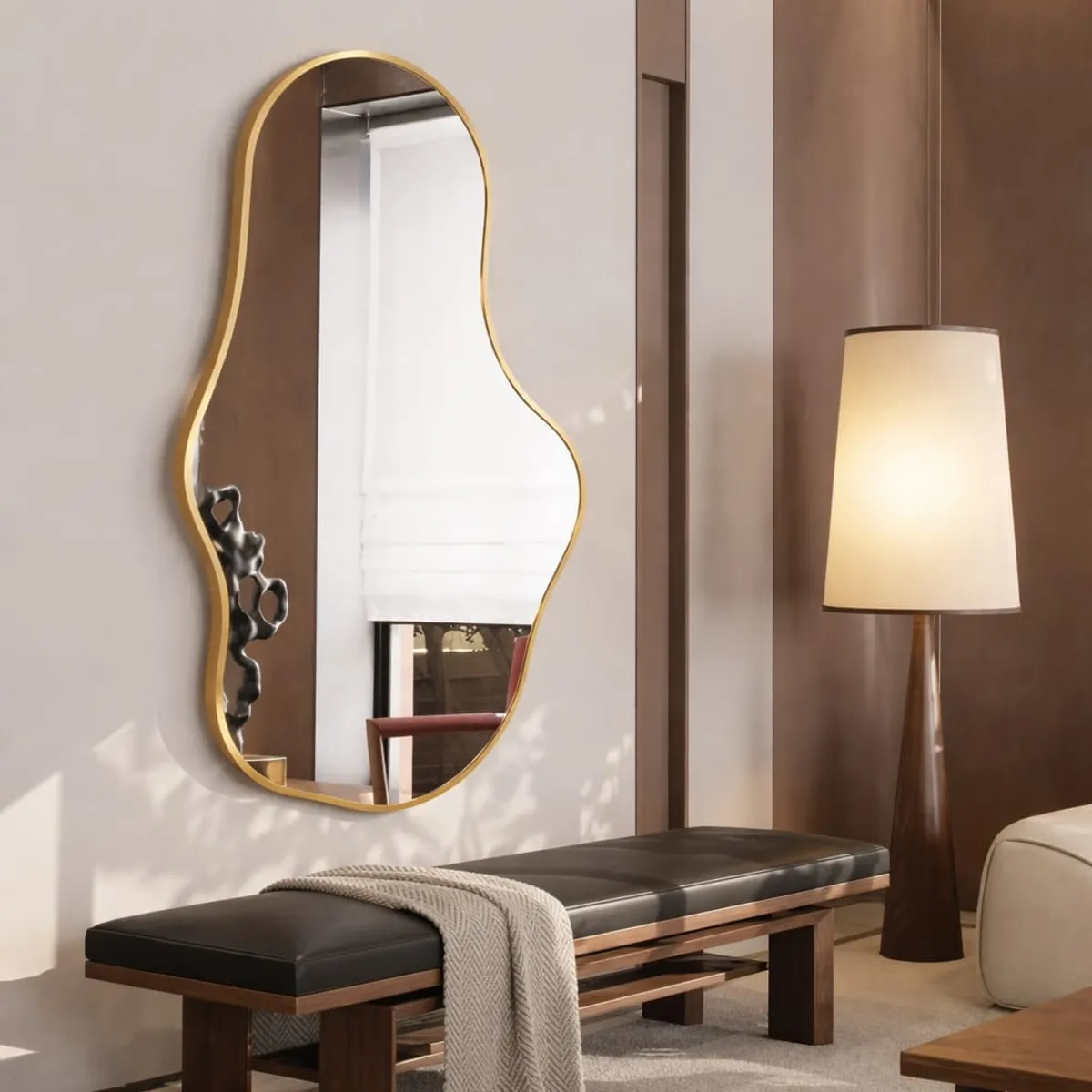 Espejo Decorativo Sculptura Doré 120x65 cm, marca GENERICO - Foto Principal
