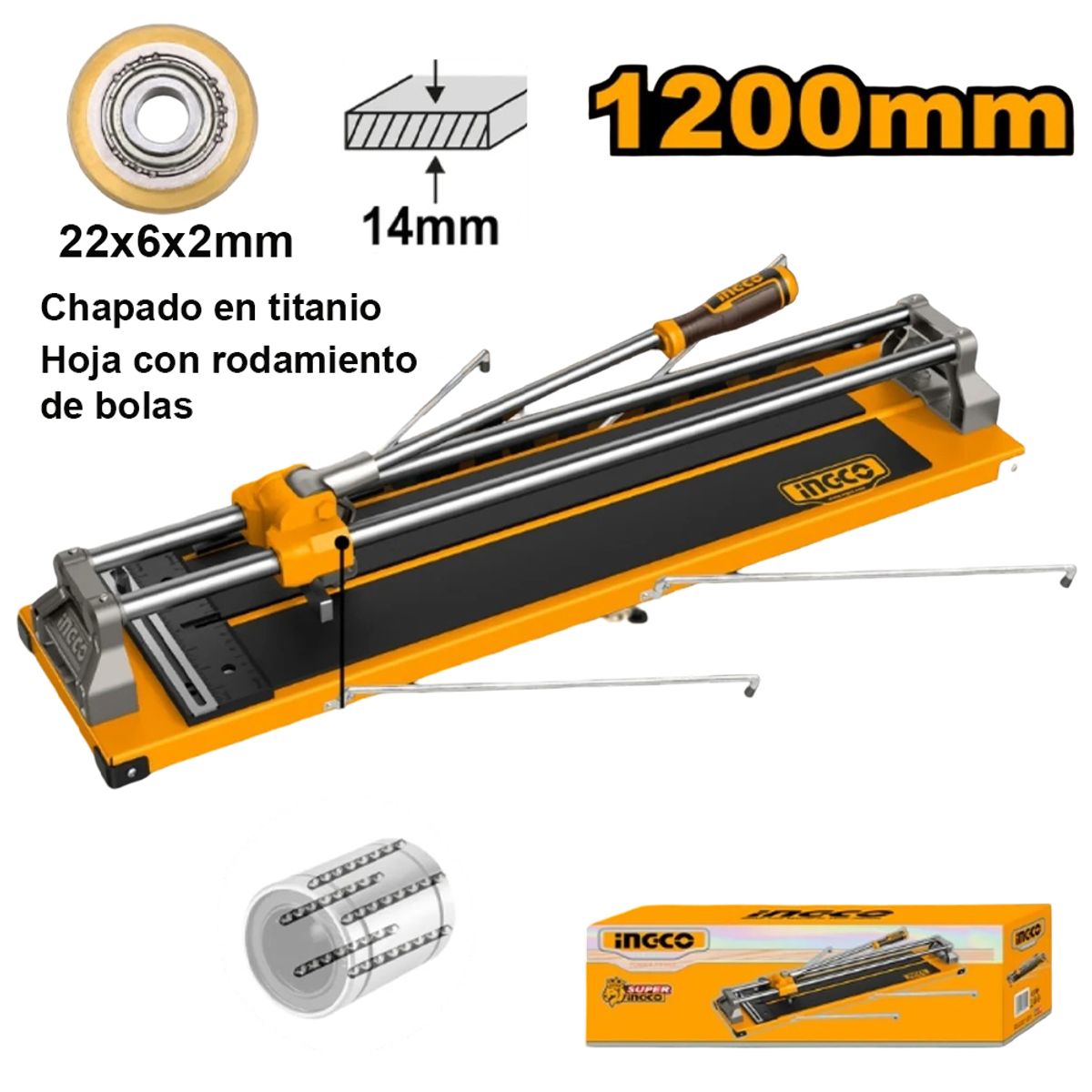 INGCO TOOLS - CORTADOR DE MAYÓLICA INGCO 1200MM14MM HTC12001