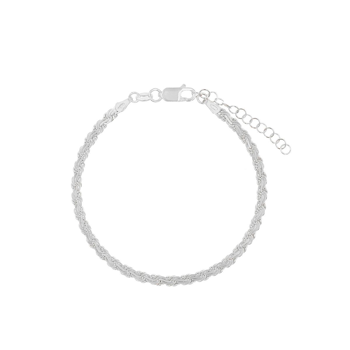 BALIQ - Pulsera Cordón Plata 925
