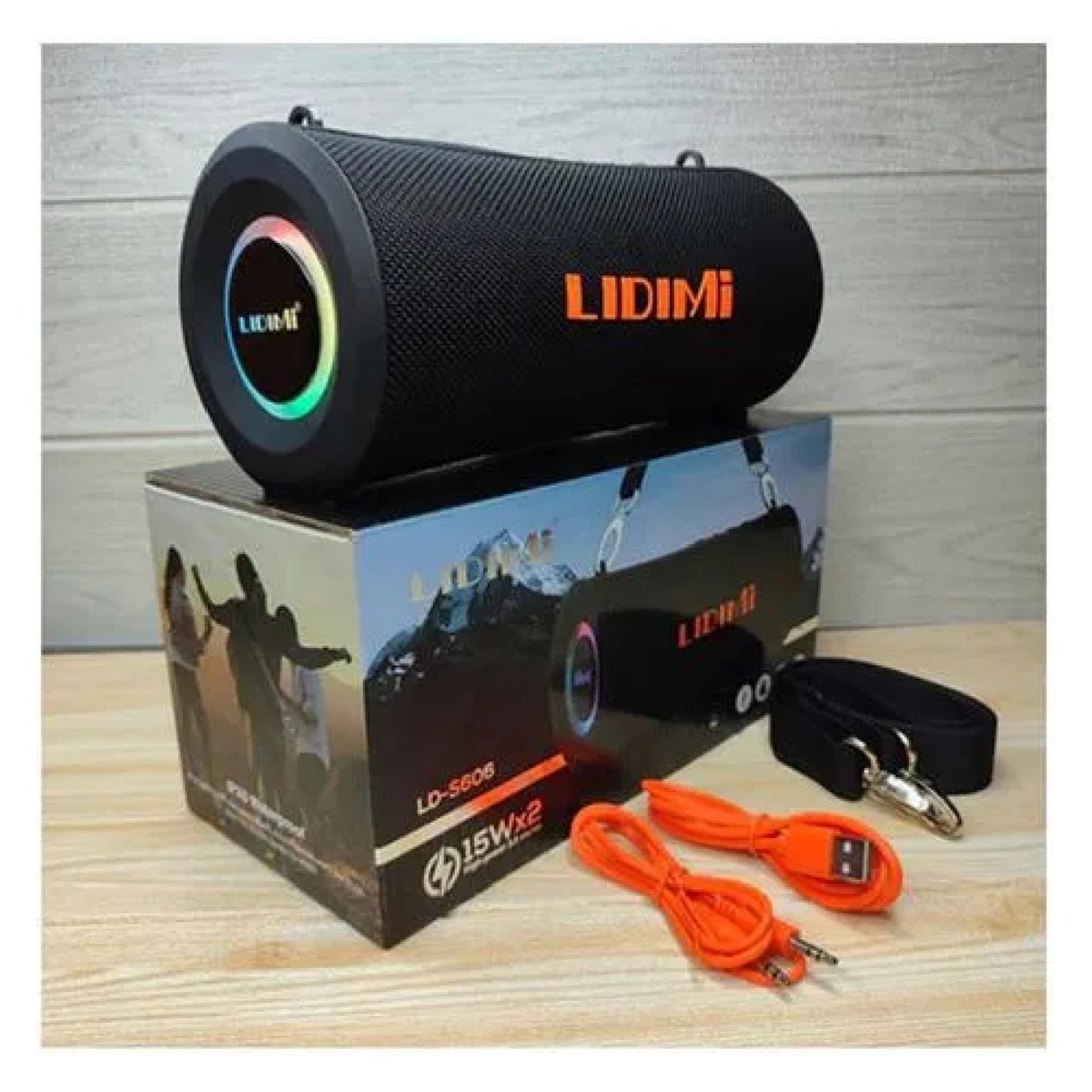 LIDIMI - Parlante Portátil Bluetooth Lidimi LD-S606 30W Resistencia IPX6
