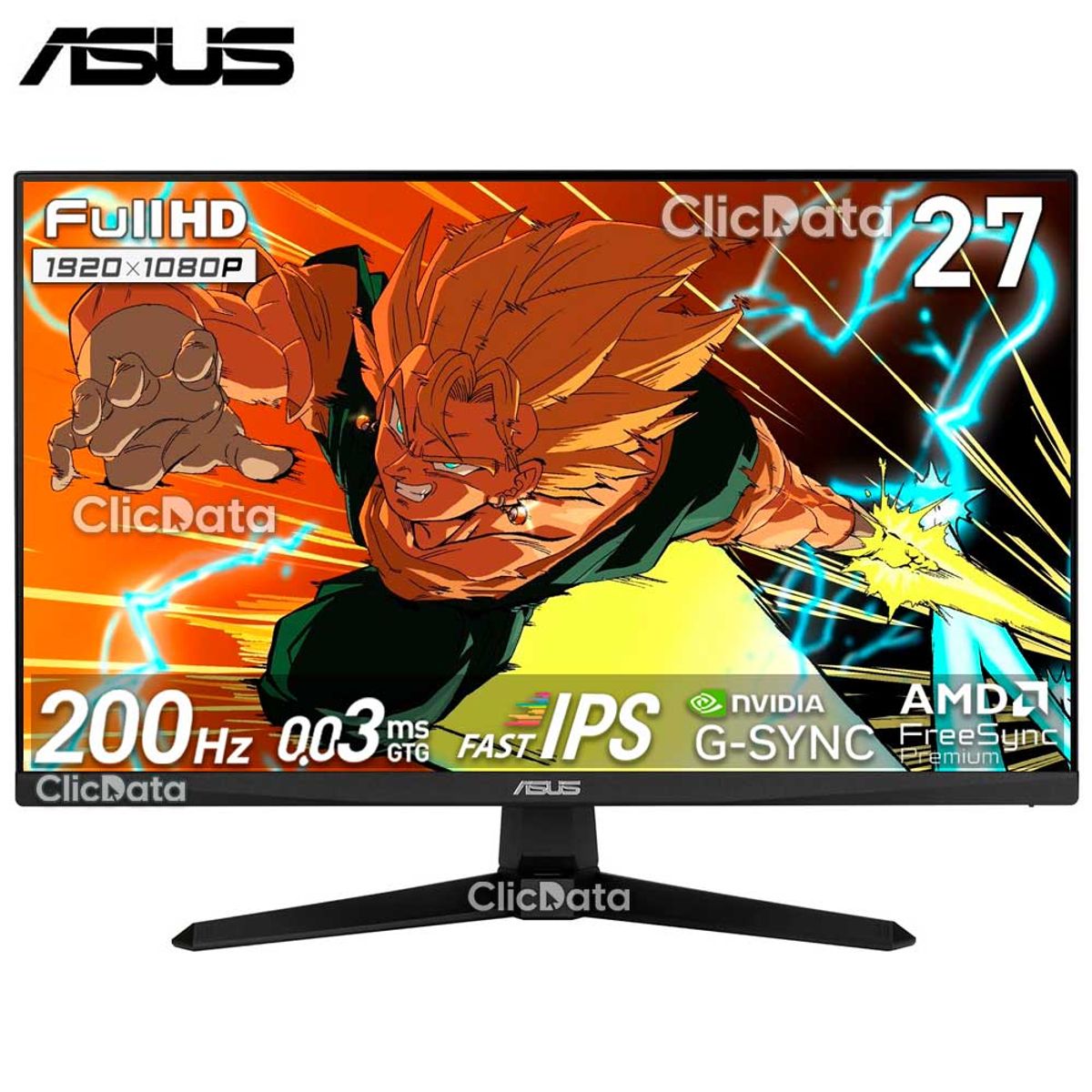 ASUS - MONITOR 27 ASUS TUF VG279Q5A iPS FHD 200Hz  0.03ms, Fhd, 1dp, 2 Hdmi