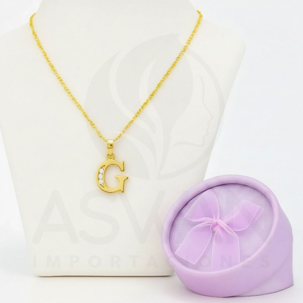 GENERICO - Collar Doble Baño en Oro Letra G  XUPING