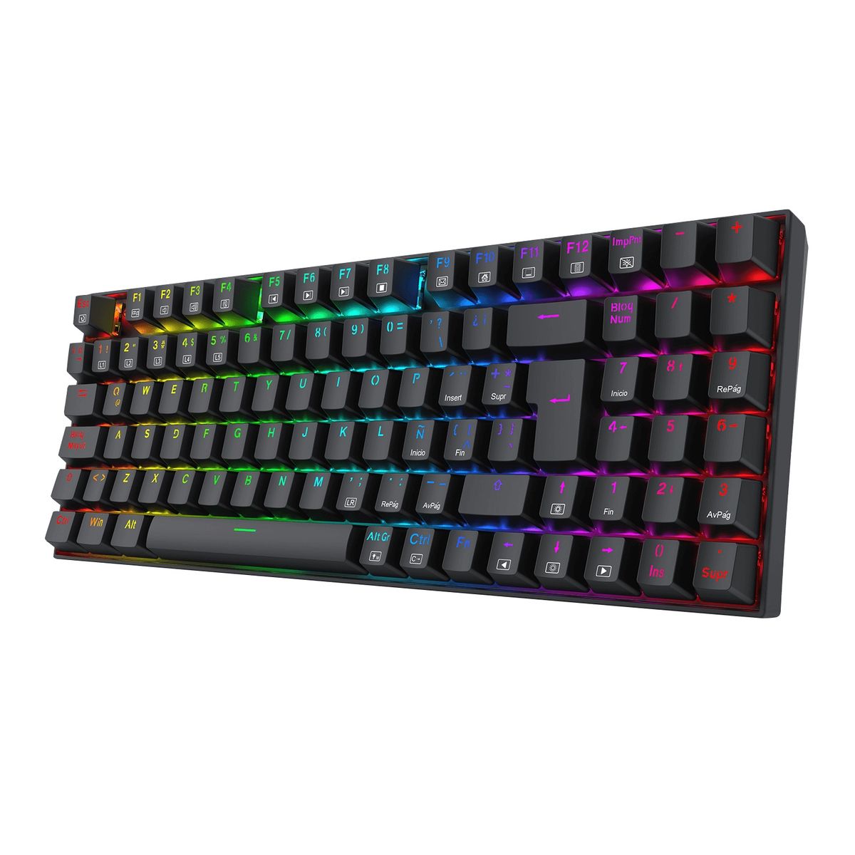 REDRAGON - TECLADO GAMER REDRAGON ZIGGS K669-RGB SWITCH RED
