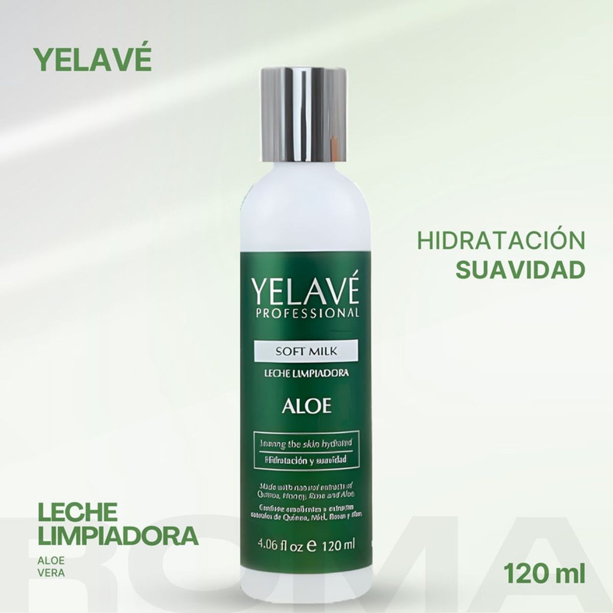 GENERICO - SOFT MILK ALOE 120ML YELAVÉ