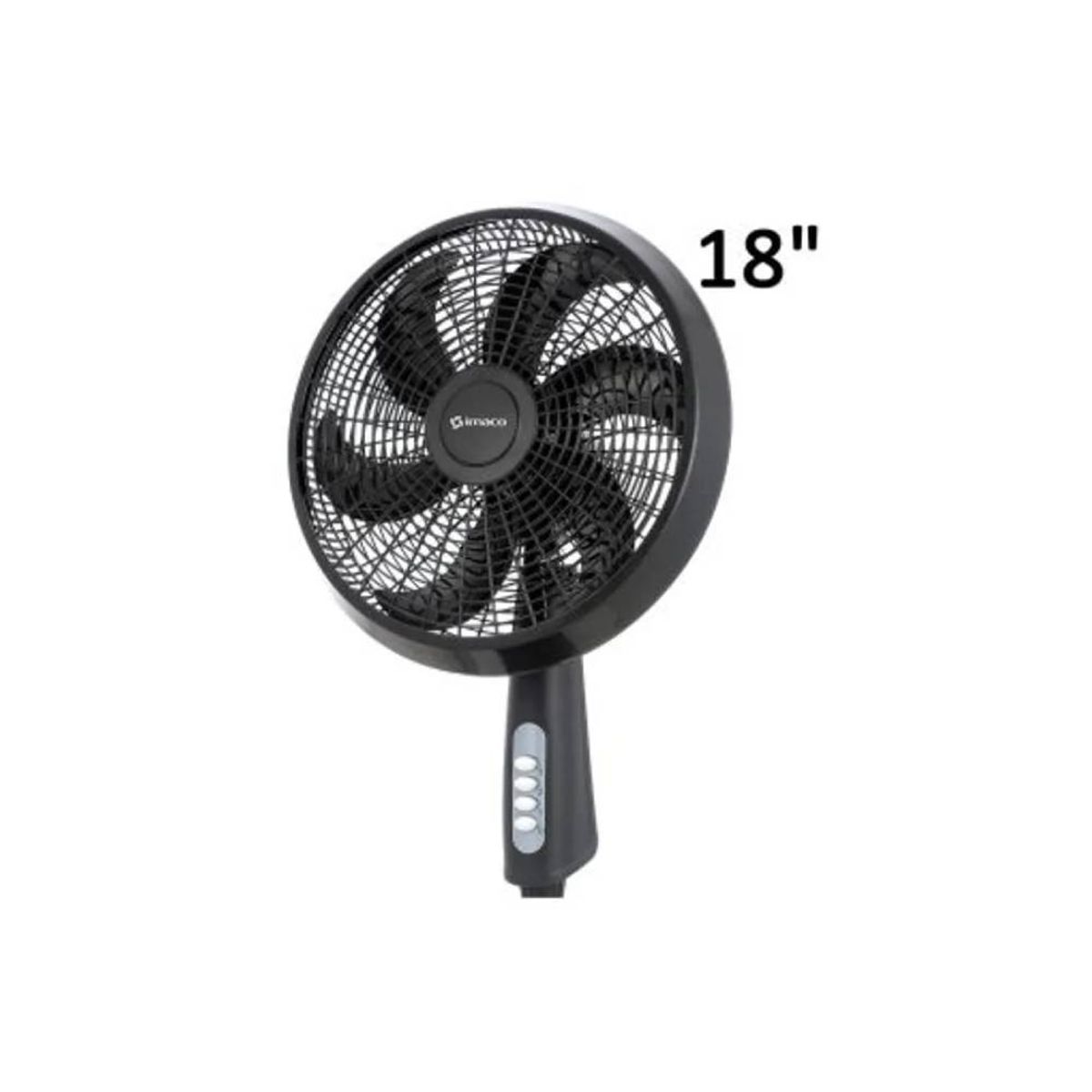 IMACO - Ventilador Pedestal Imaco 18″ 85W Negro FSM7518MK