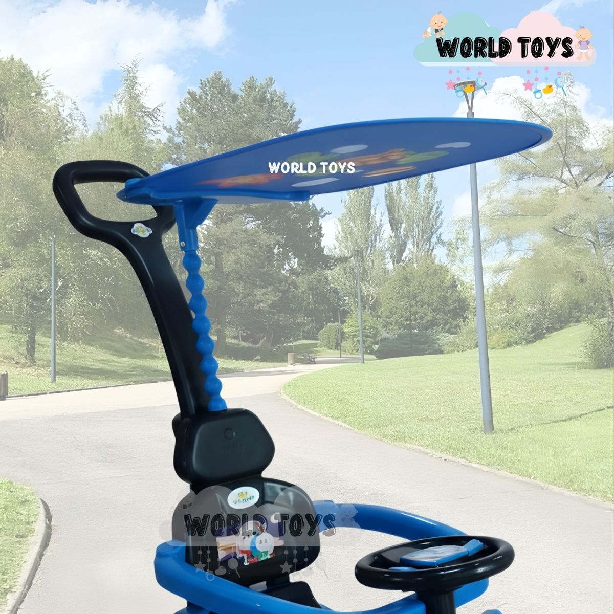 Baby - Correpasillo Guiador con Capota«ROBBIE» Blue