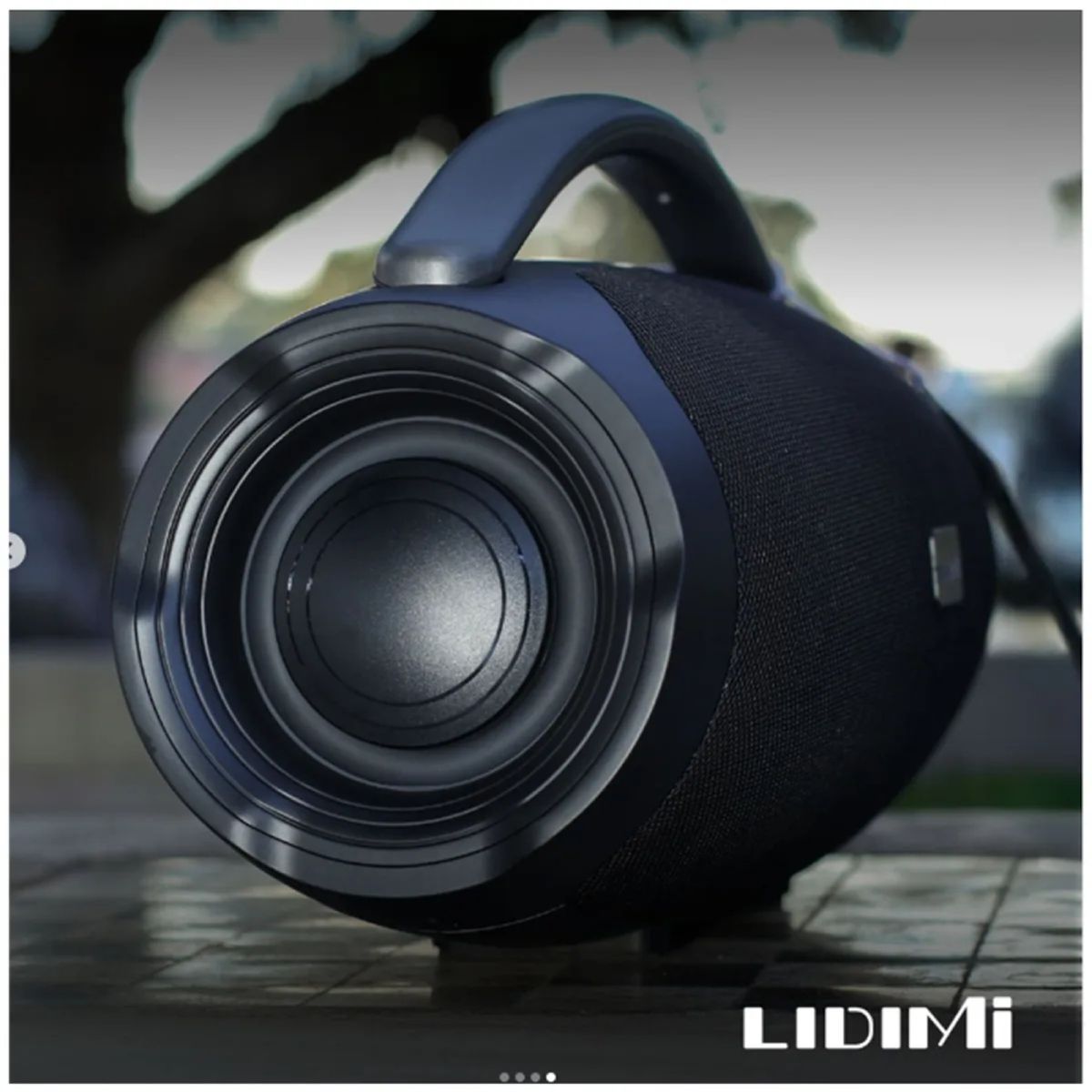 LIDIMI - Parlante Portátil Lidimi LD-S641 X-Bass Bluetooth 5.0 2 Altavoces Negro