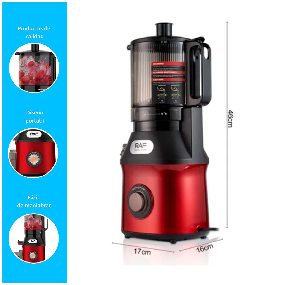 GENERICO - Exprimidor de Frutas y Verduras Juguera