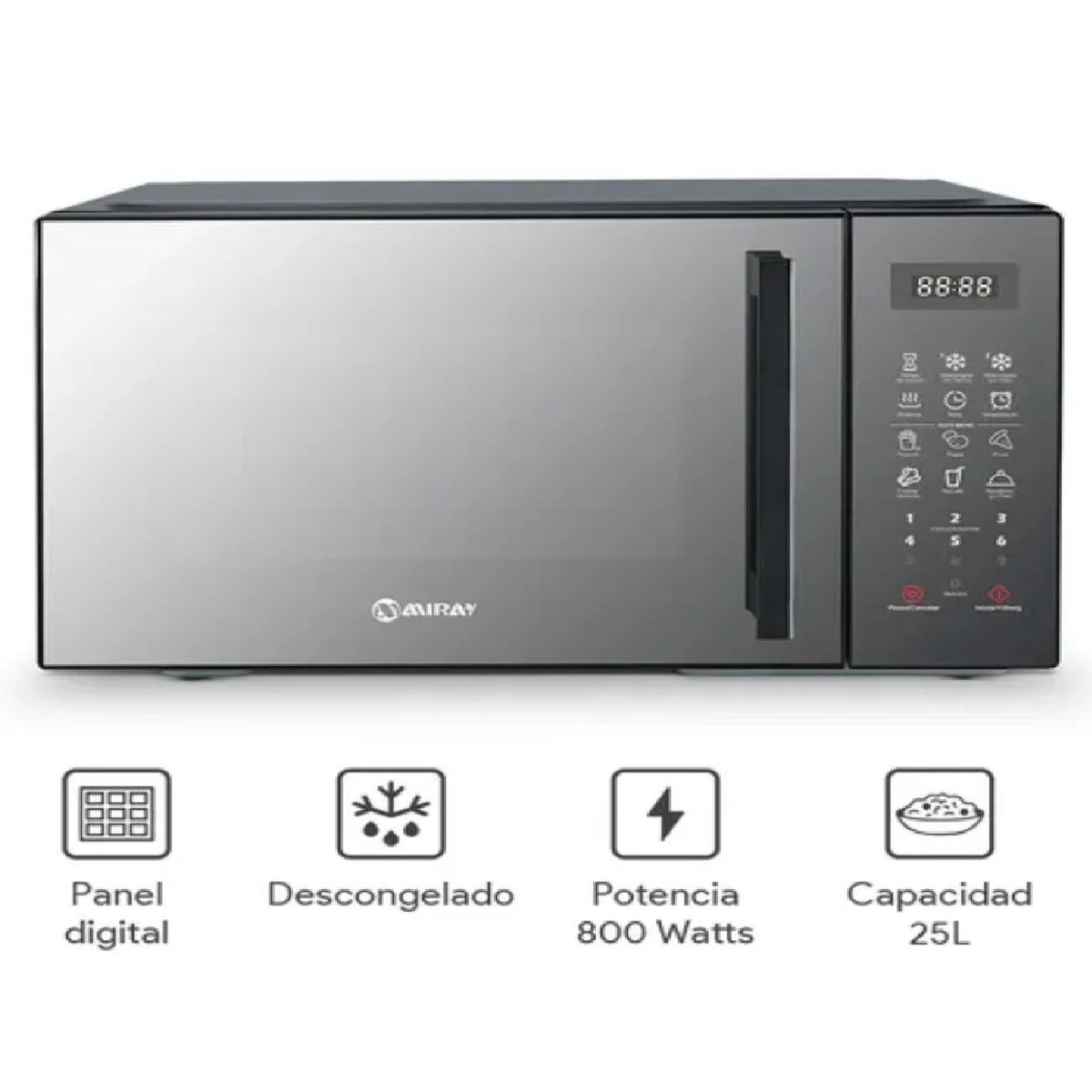 MIRAY - HORNO MICROONDAS MIRAY 25 L HMM-255N