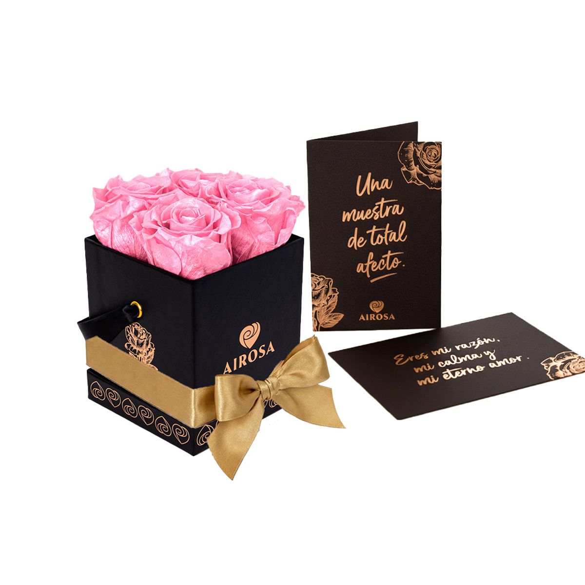 AIROSA - Rosas Preservadas Diva AIROSA - Pack x4 Rosadas