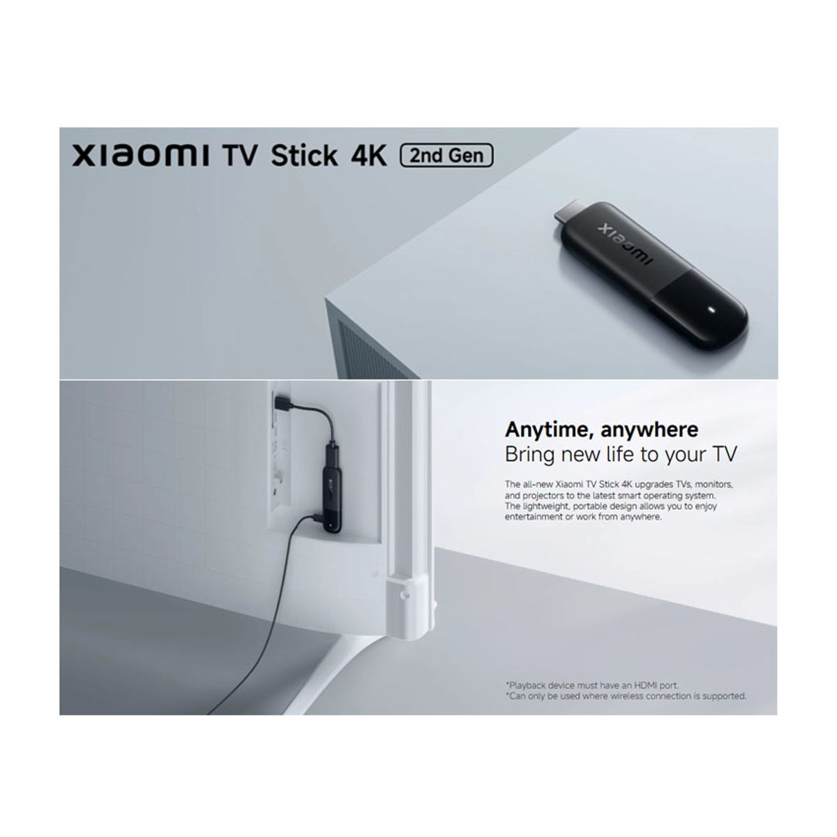 XIAOMI - Xiaomi TV Stick 4K 2da Gen ORIGINAL