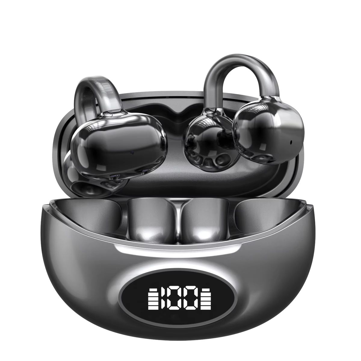 GENERICO - DOQAUS - Audífonos Deportivos W19 Open-Ear BT 5.4 con Gancho