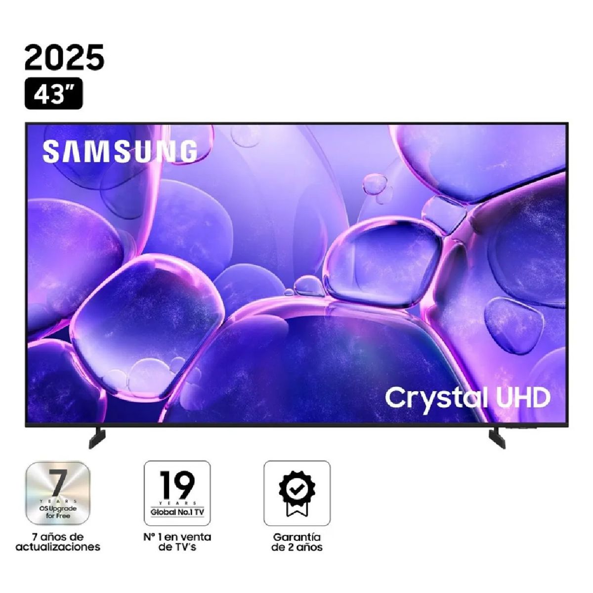 SAMSUNG - TELEVISOR SMART TV SAMSUNG 43 4K CRYSTAL ULTRA HD UN43U8000FGXPE