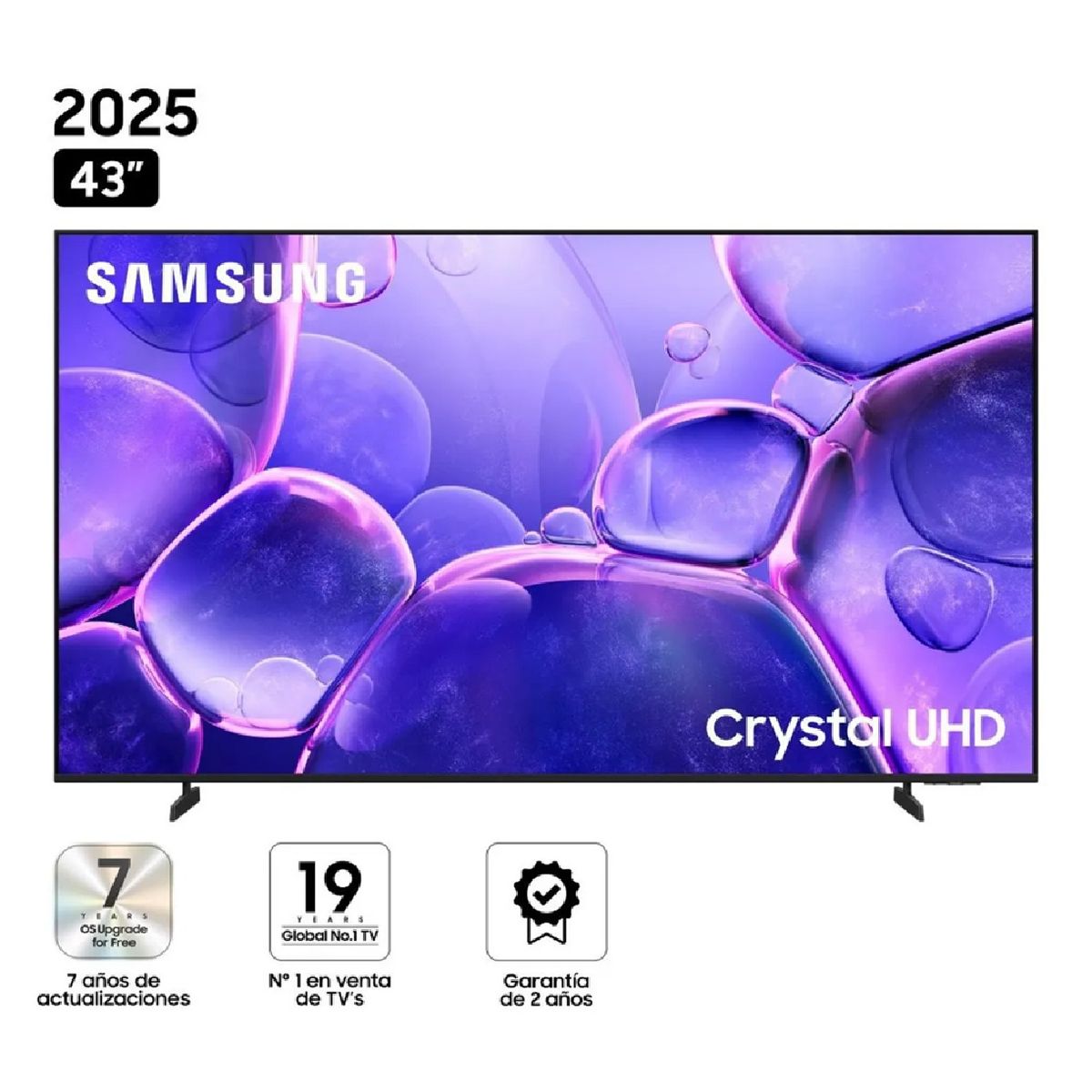 SAMSUNG - TELEVISOR SMART TV SAMSUNG 43 4K CRYSTAL ULTRA HD UN43U8000FGXPE