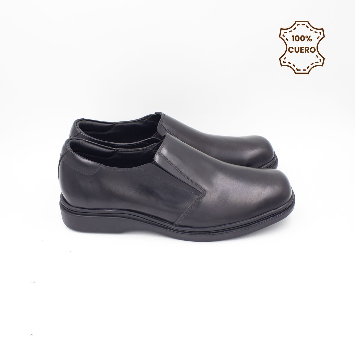 FAR WEST - Zapatos Escolares - Colegio Mocasín Niño Rafael-2601 Cuero Negro