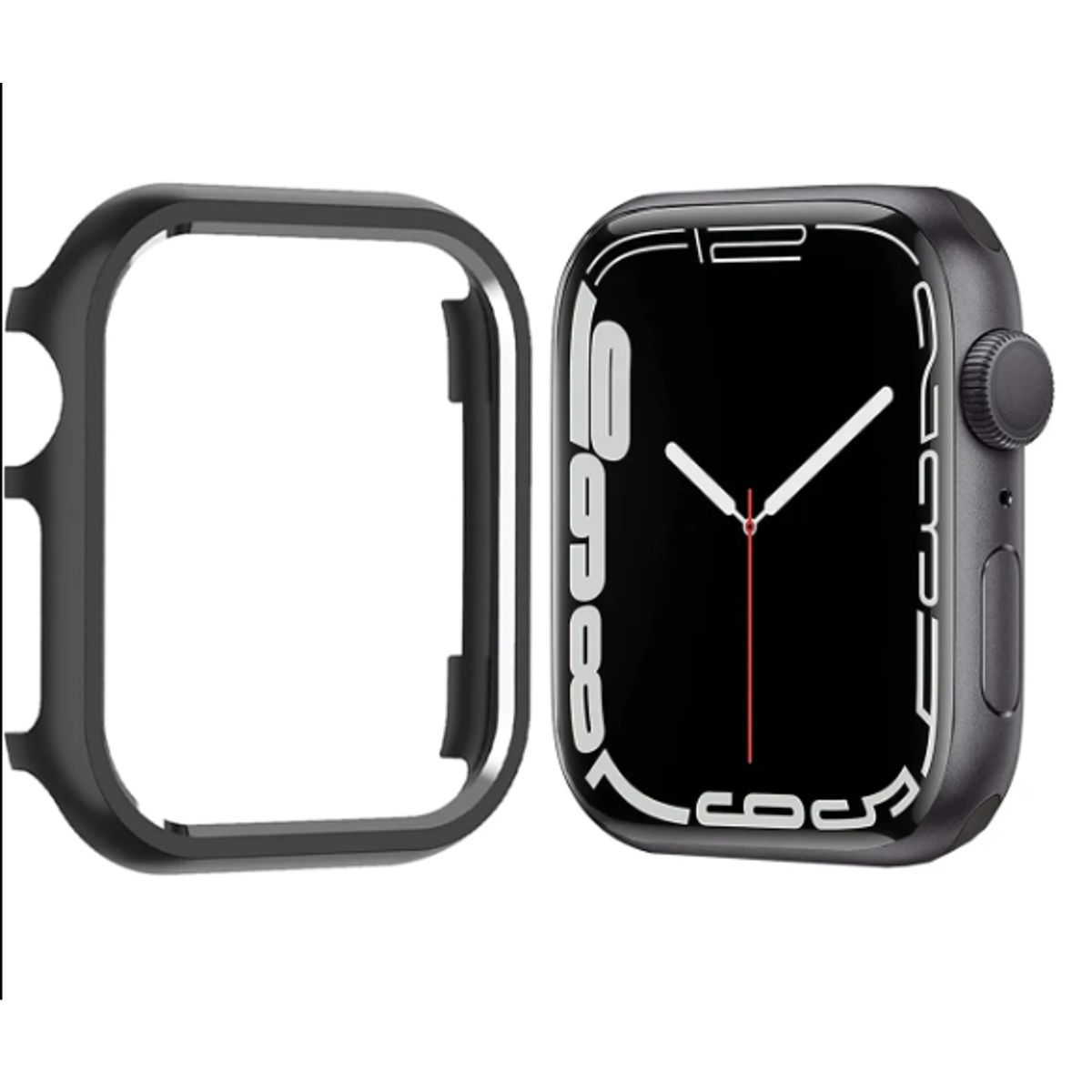 GENERICO - Bumper Clásico Serie 10 para Apple Watch 46mm - NEGRO