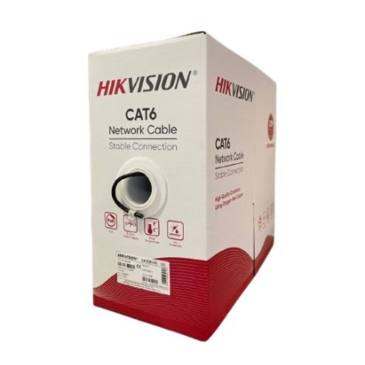 HIKVISION - Cable de Red UTP Cat6 Hikvision – Caja 305 m para Redes
