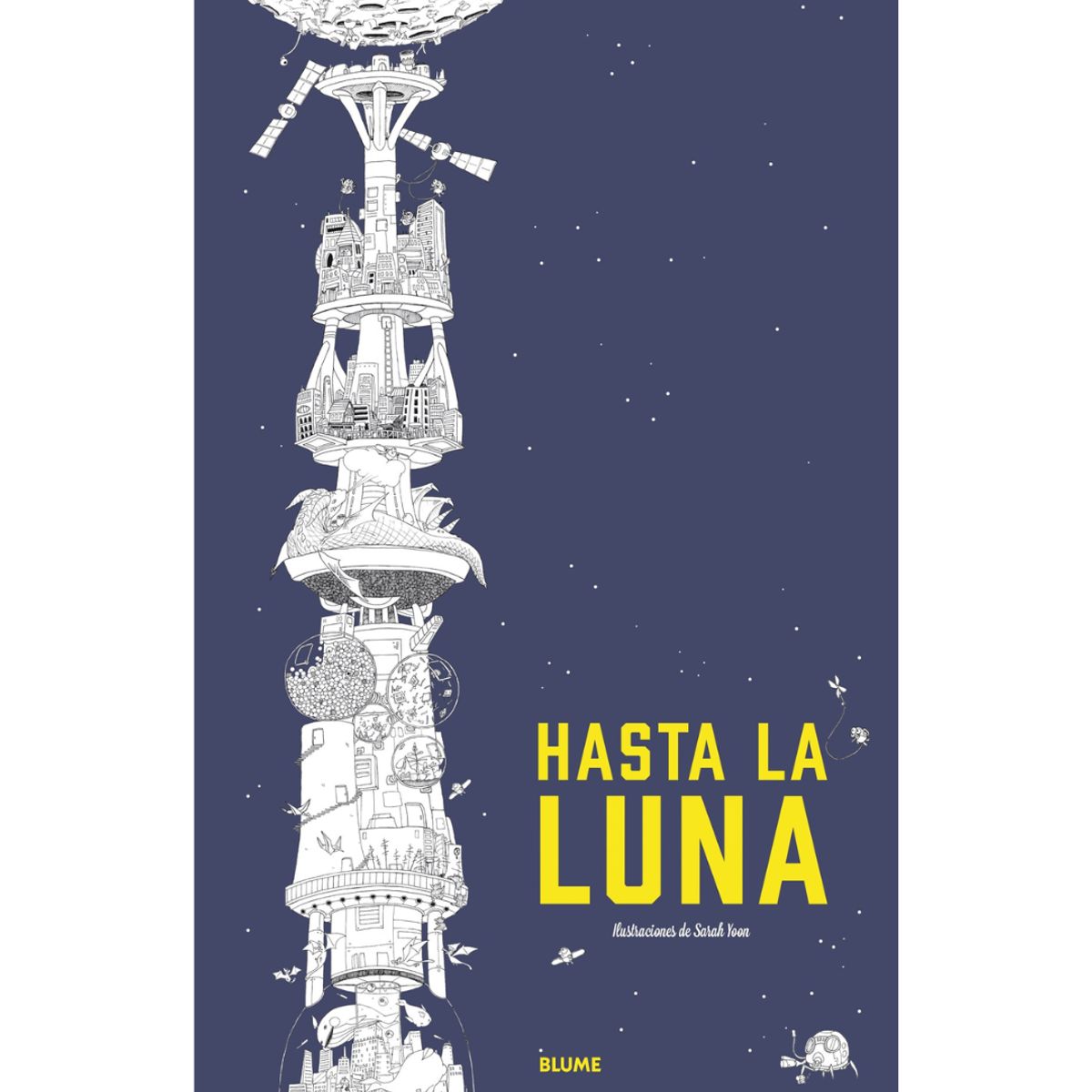 BLUME - Hasta la Luna - Tapa blanda - Libro para colorear vertical