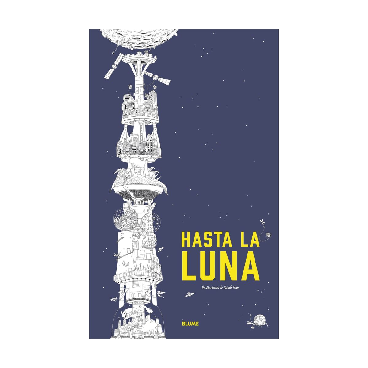BLUME - Hasta la Luna - Tapa blanda - Libro para colorear vertical