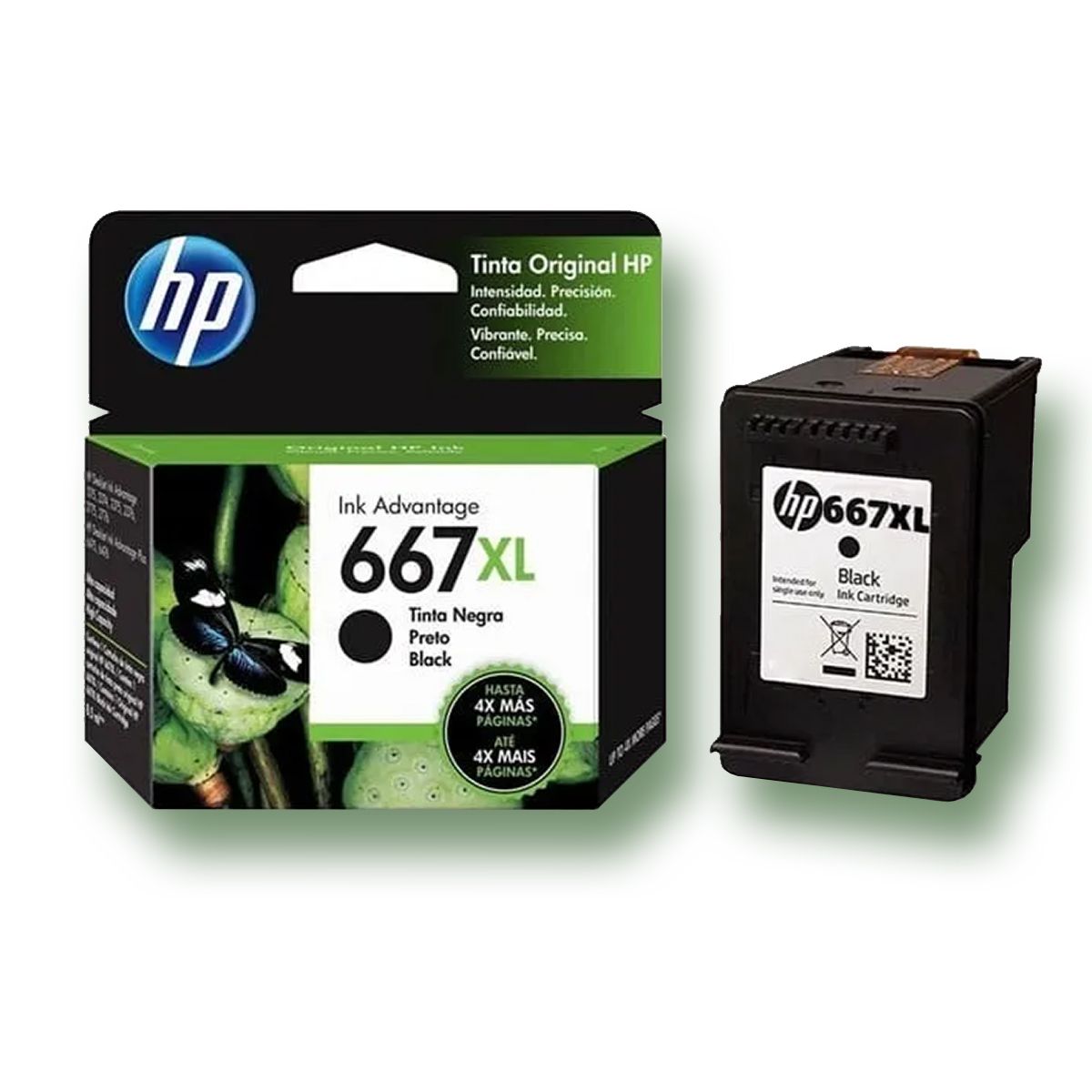 HP - CARTUCHO DE TINTA HP 667XL 3YM81AL  BLACK DJ 2775  4175
