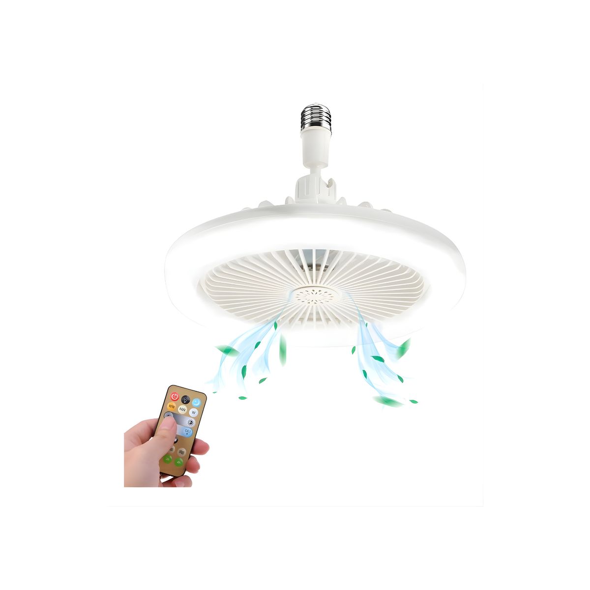 OEM - Foco Ventilador De Techo 50w Control Remoto