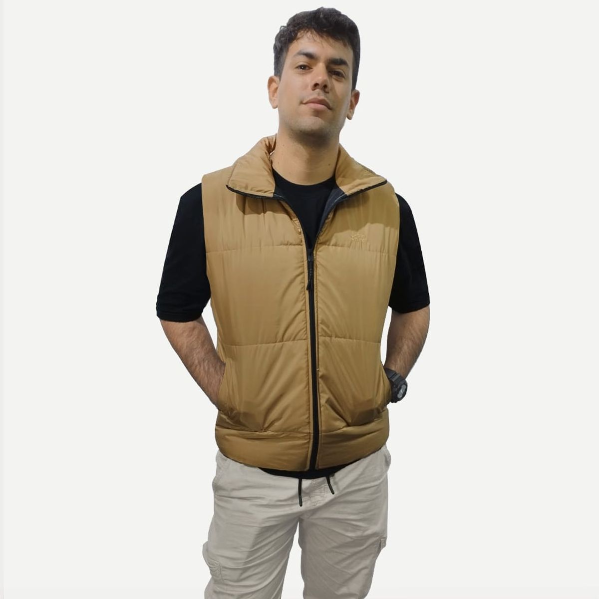 DM DEXMEN - Chaleco Dexmen urban Puffer dorado