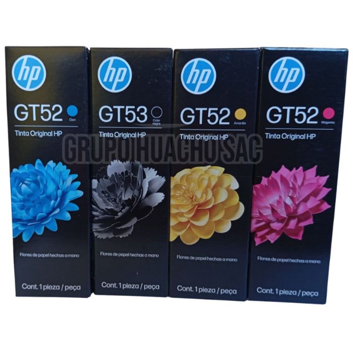 HP - PACK DE TINTA HP GT53 GT52 ORIGINAL