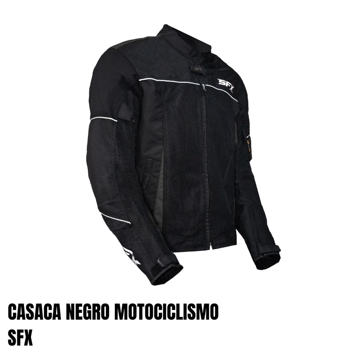CASACA MOTO SFX NEGRO, marca GENERICO - Foto Principal