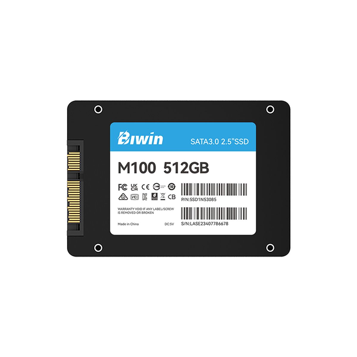 GENERICO - Disco Sólido SATA 512 GB Biwin M100