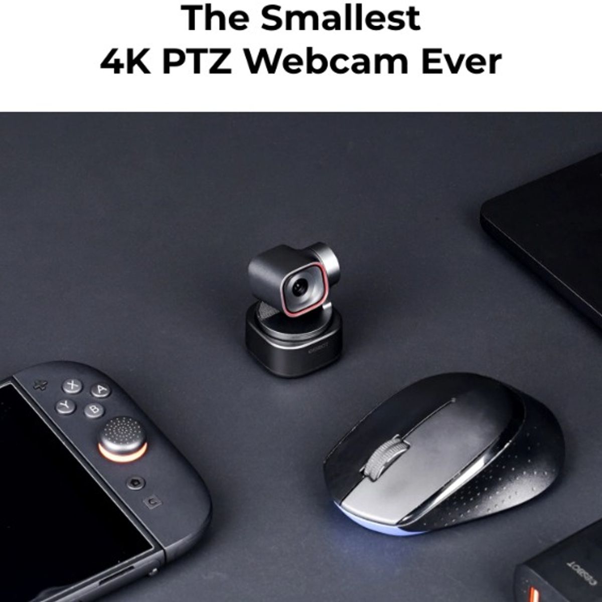 OBSBOT - OBSBOT TINY 3 Webcam PTZ 4K Audio espacial impulsado por IA