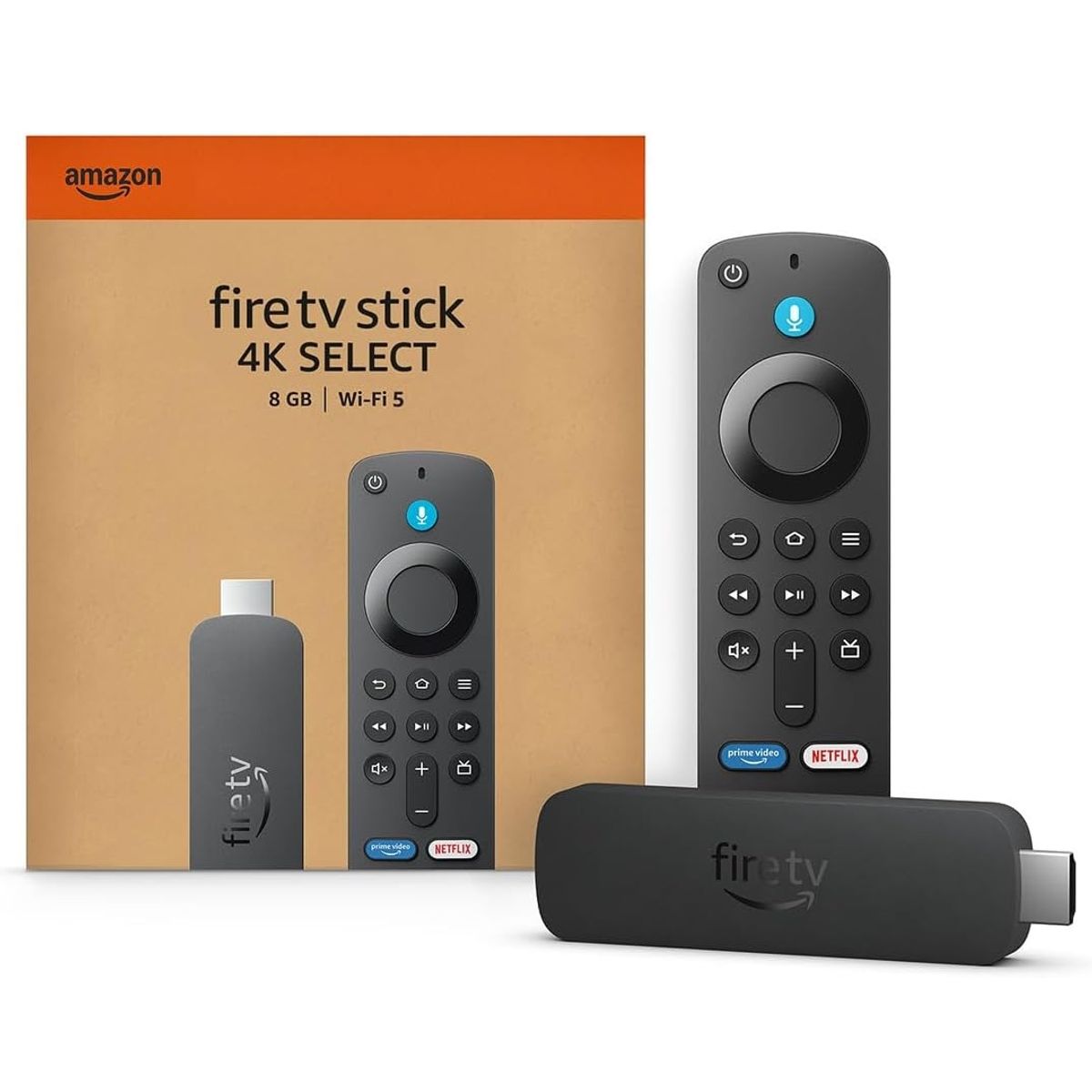 AMAZON - Amazon Fire TV Stick 4K Select (2025) 8GB Wi-Fi 5