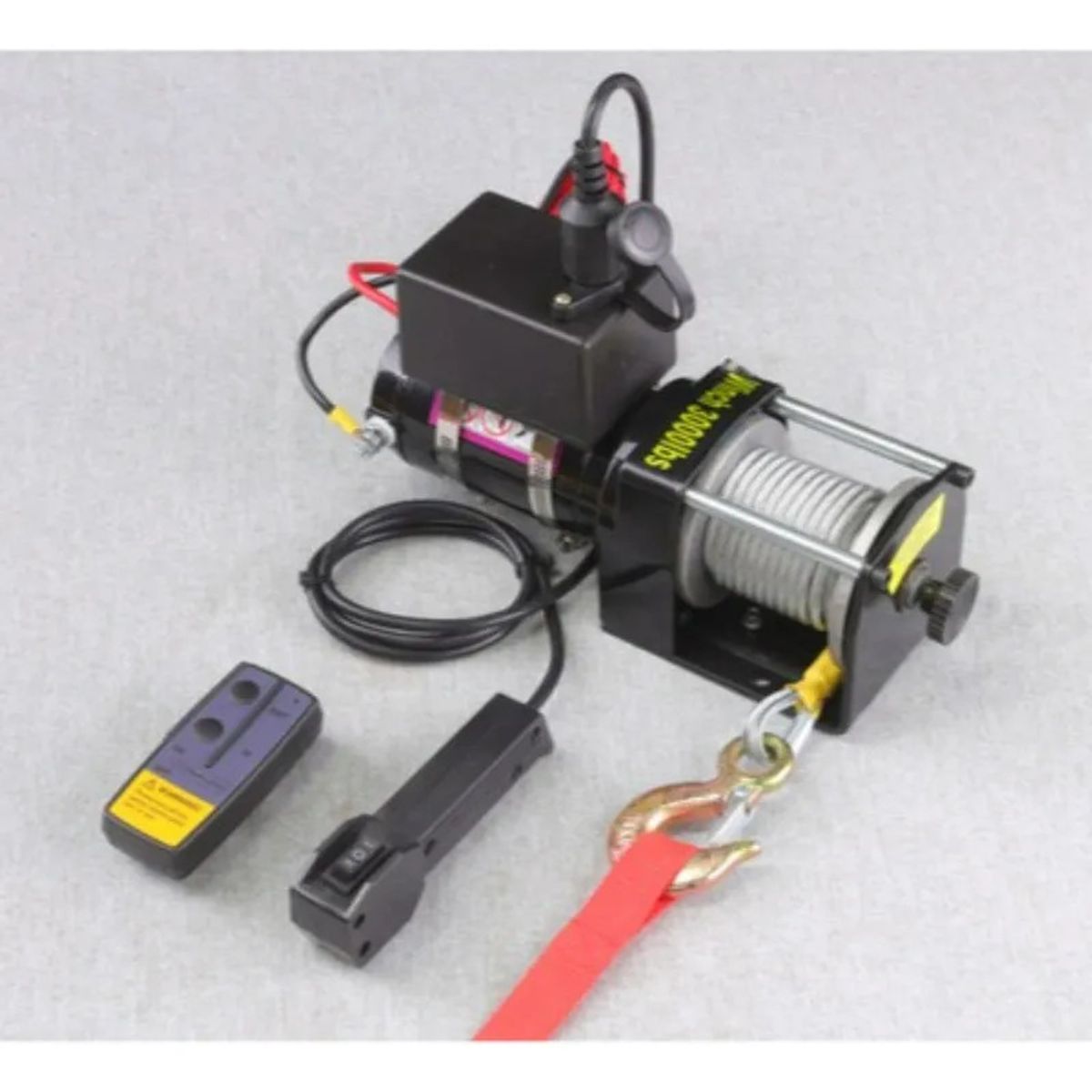 QUICK - Cabrestante Eléctrico De 3000 Lb Y 12 V