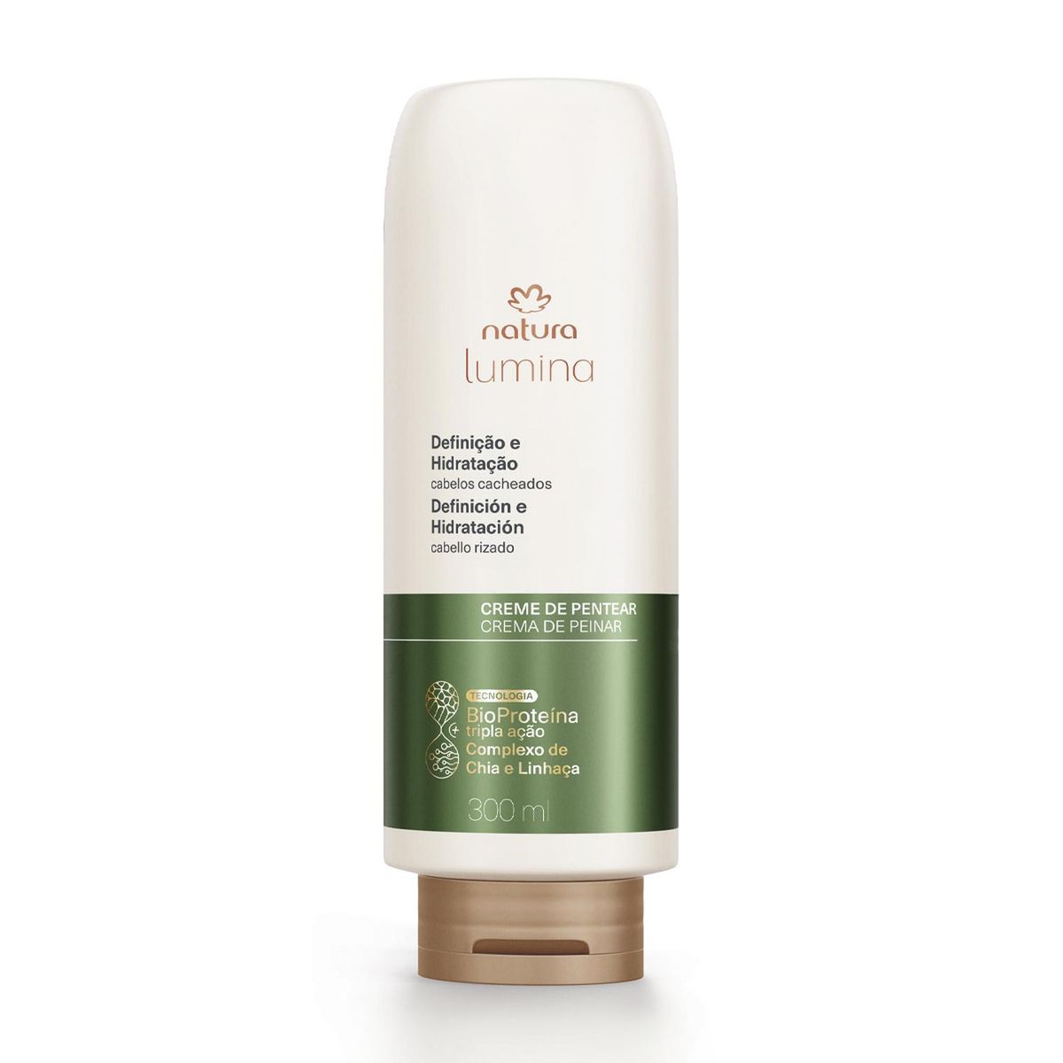 Natura - Lumina Crema para peinar modeladora definición e hidratación Rizos 300 ml