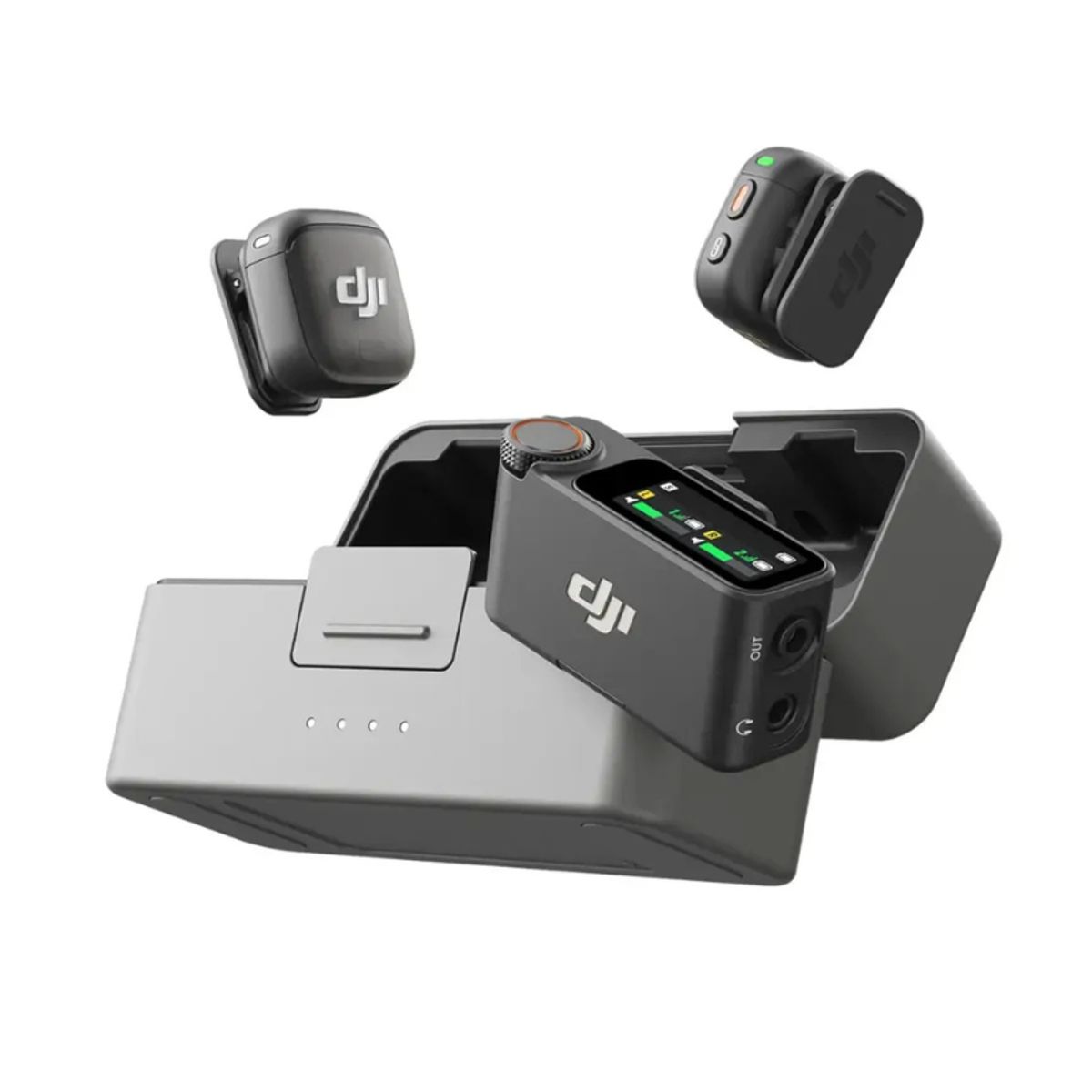 DJI - Micrófono DJI Mic 3 (2 TX + RX 1 + Estuche de carga)