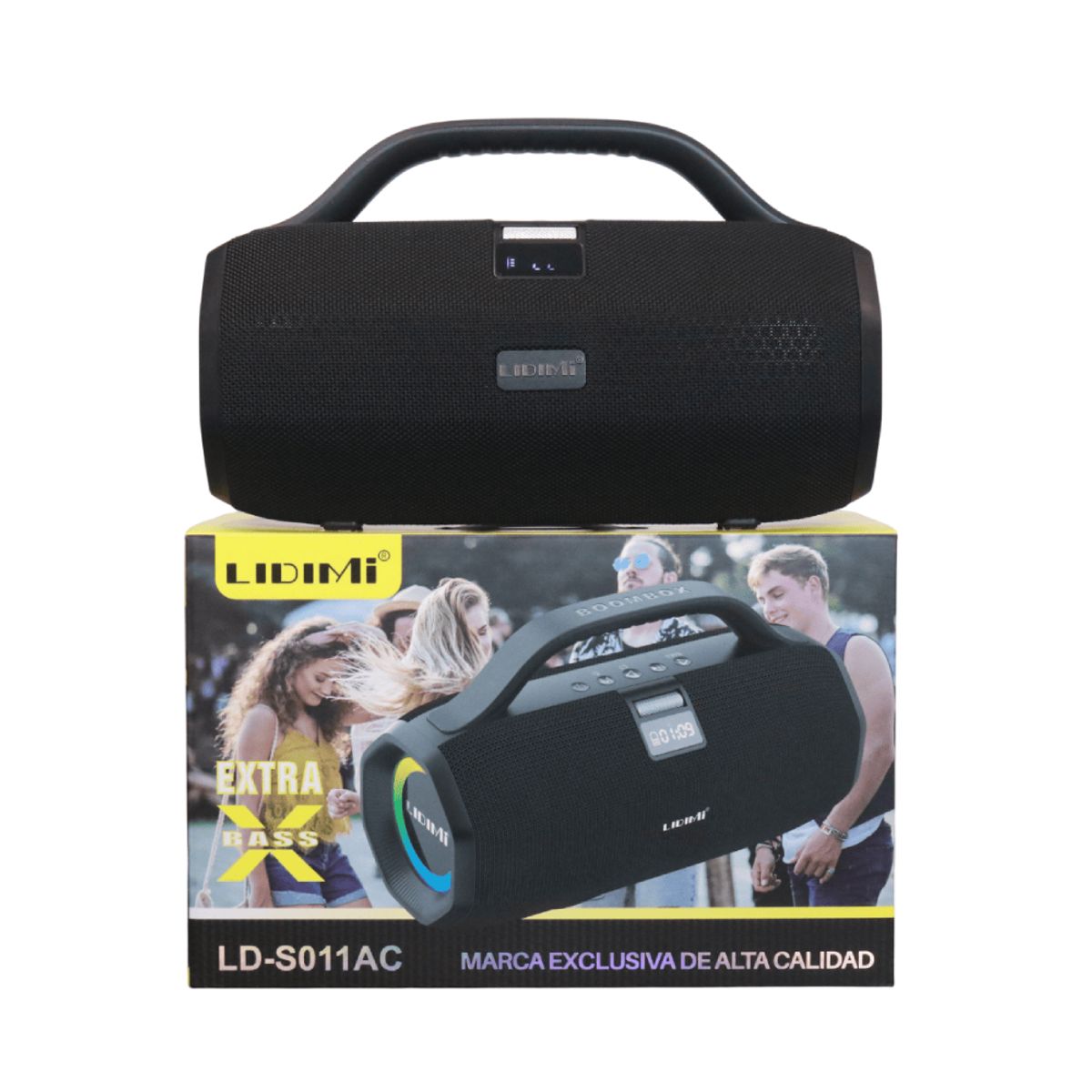 LIDIMI - Parlante Boombox Bluetooth Lidimi LD-S011AC 50W Portátil de Alta Potencia