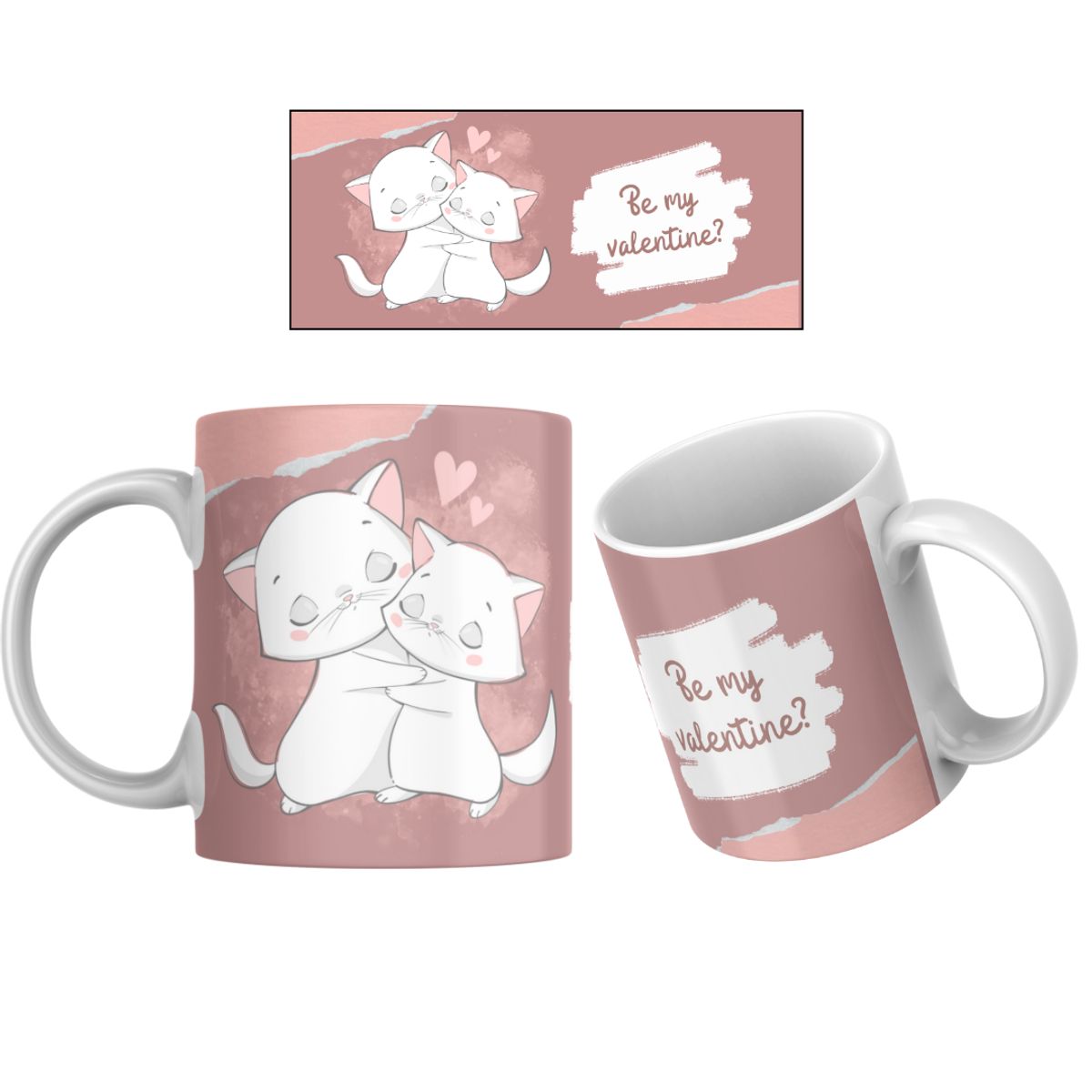 GENERICO - Taza Personalizada de Cerámica Calidad AAA 11 oz  San Valentin