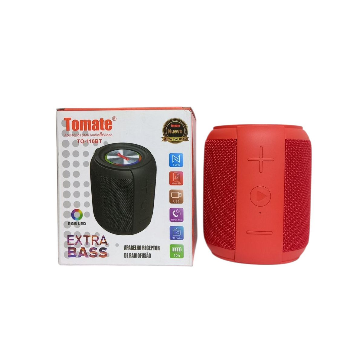 OEM - Parlante Portátil Bluetooth - Tomate