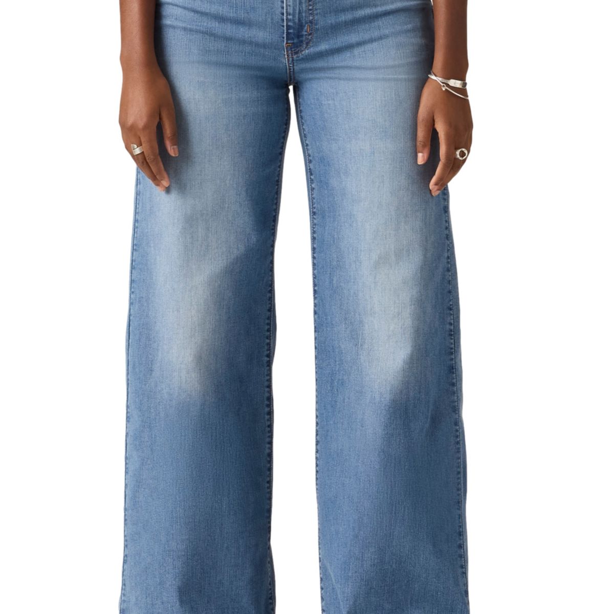 LEVIS - Jeans Mujer 728 Hr Wide Leg Azul Levis