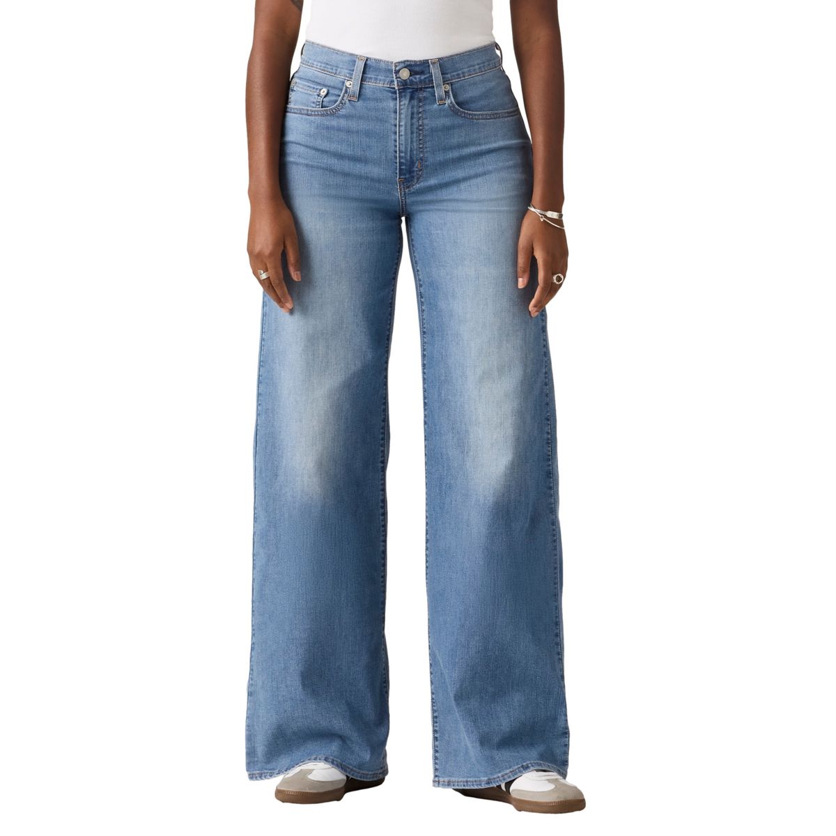 LEVIS - Jeans Mujer 728 Hr Wide Leg Azul Levis