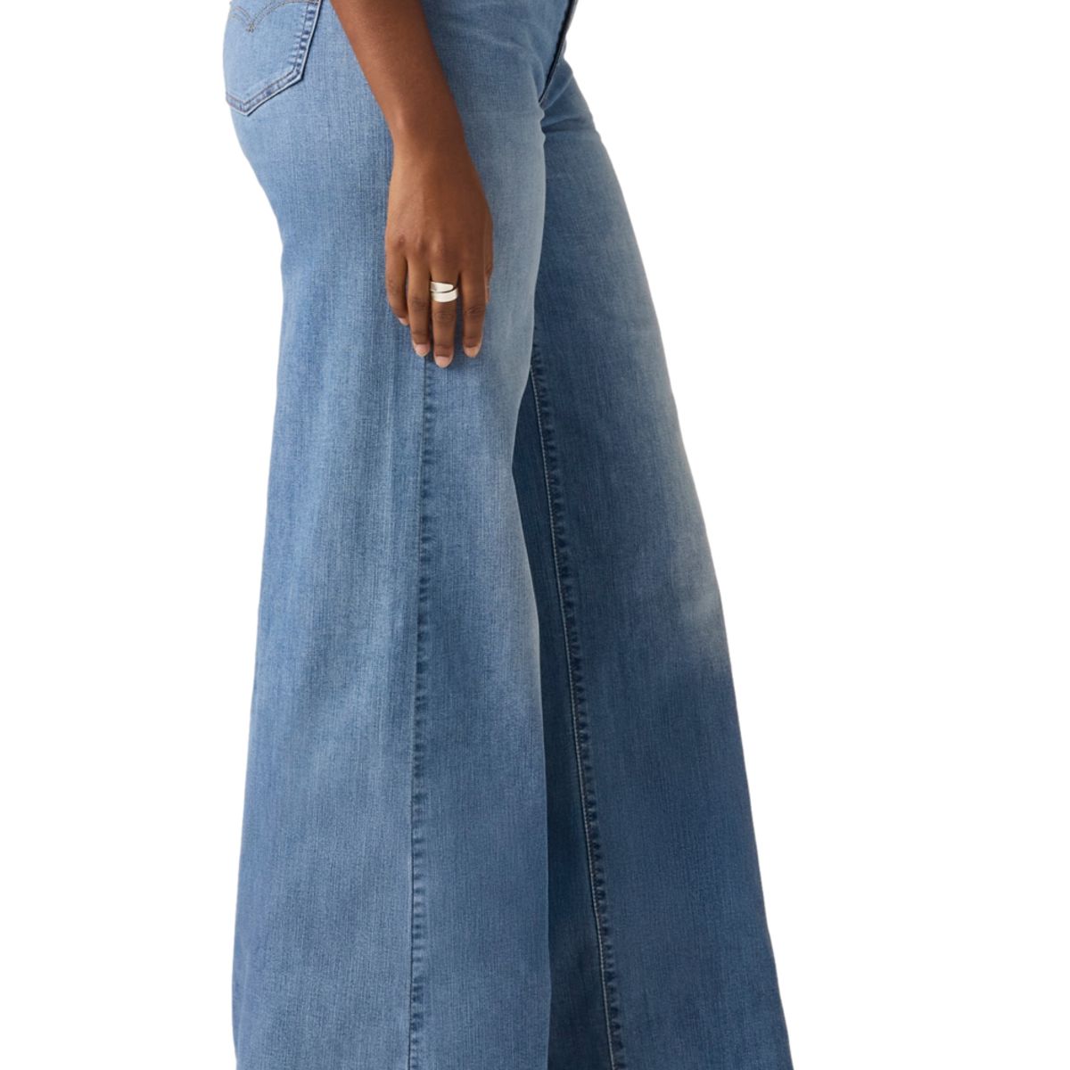 LEVIS - Jeans Mujer 728 Hr Wide Leg Azul Levis