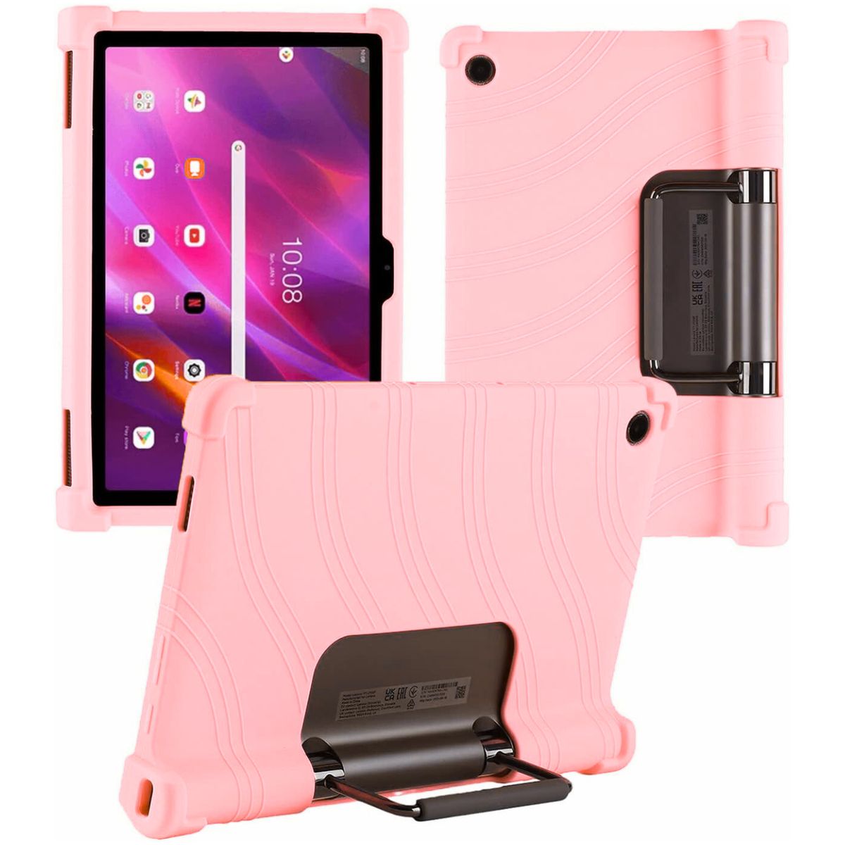 GENERICO - Funda Protector Antigolpe Silicona Para Lenovo Yoga Tab 11 - Rosado
