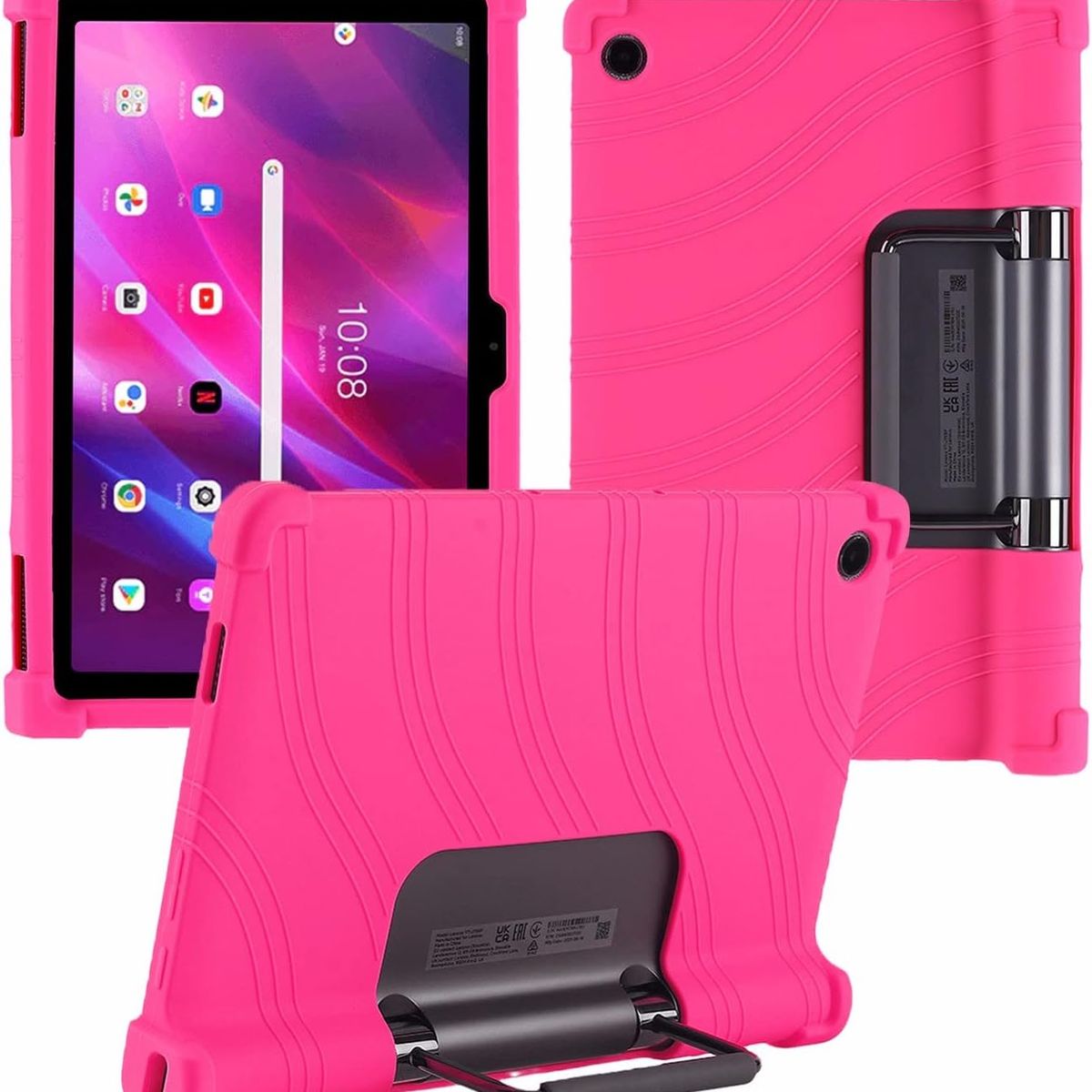 GENERICO - Funda Protector Antigolpe Silicona Para Lenovo Yoga Tab 11 - Fucsia
